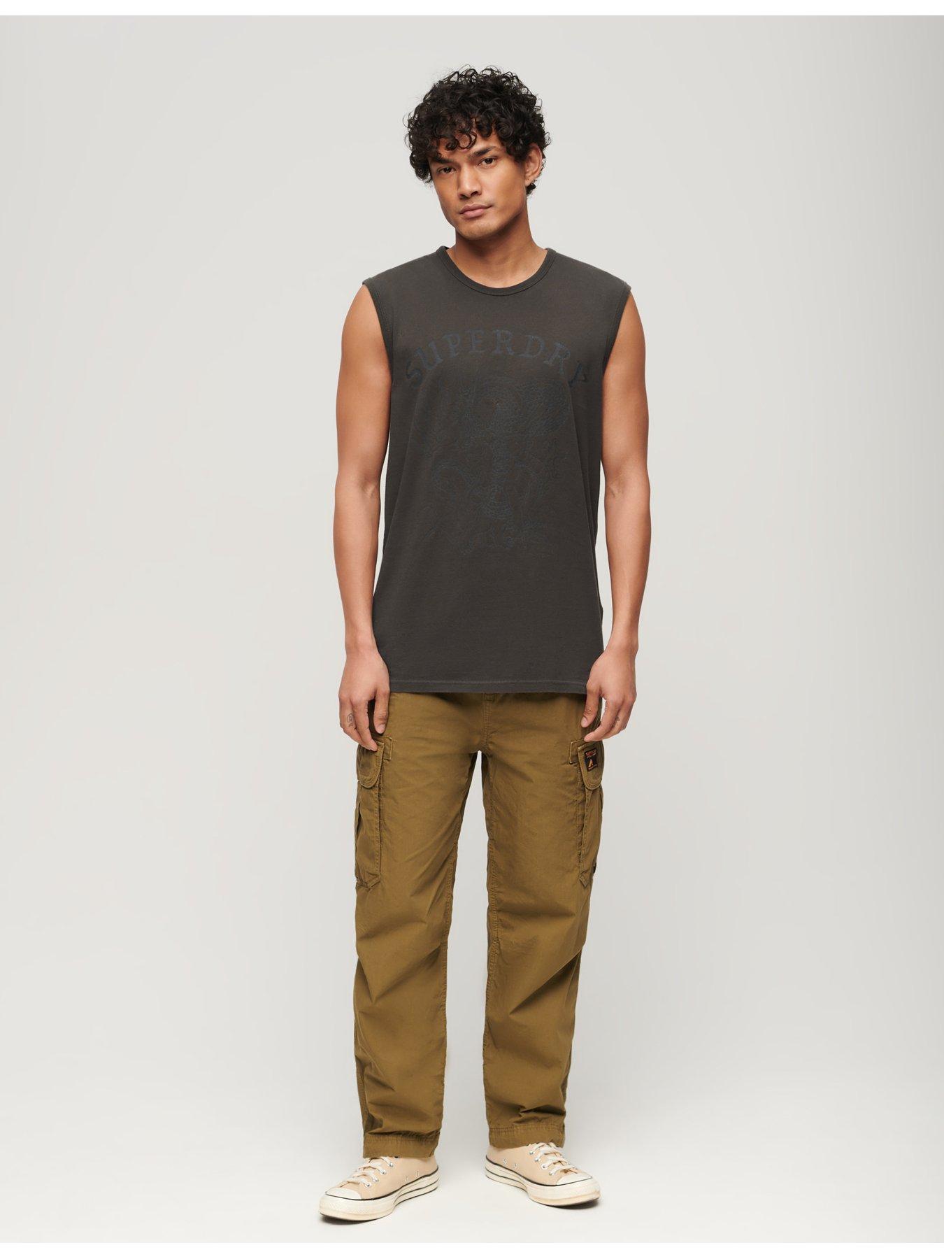  image of superdry-dragon-tattoo-graphic-vest-top-black