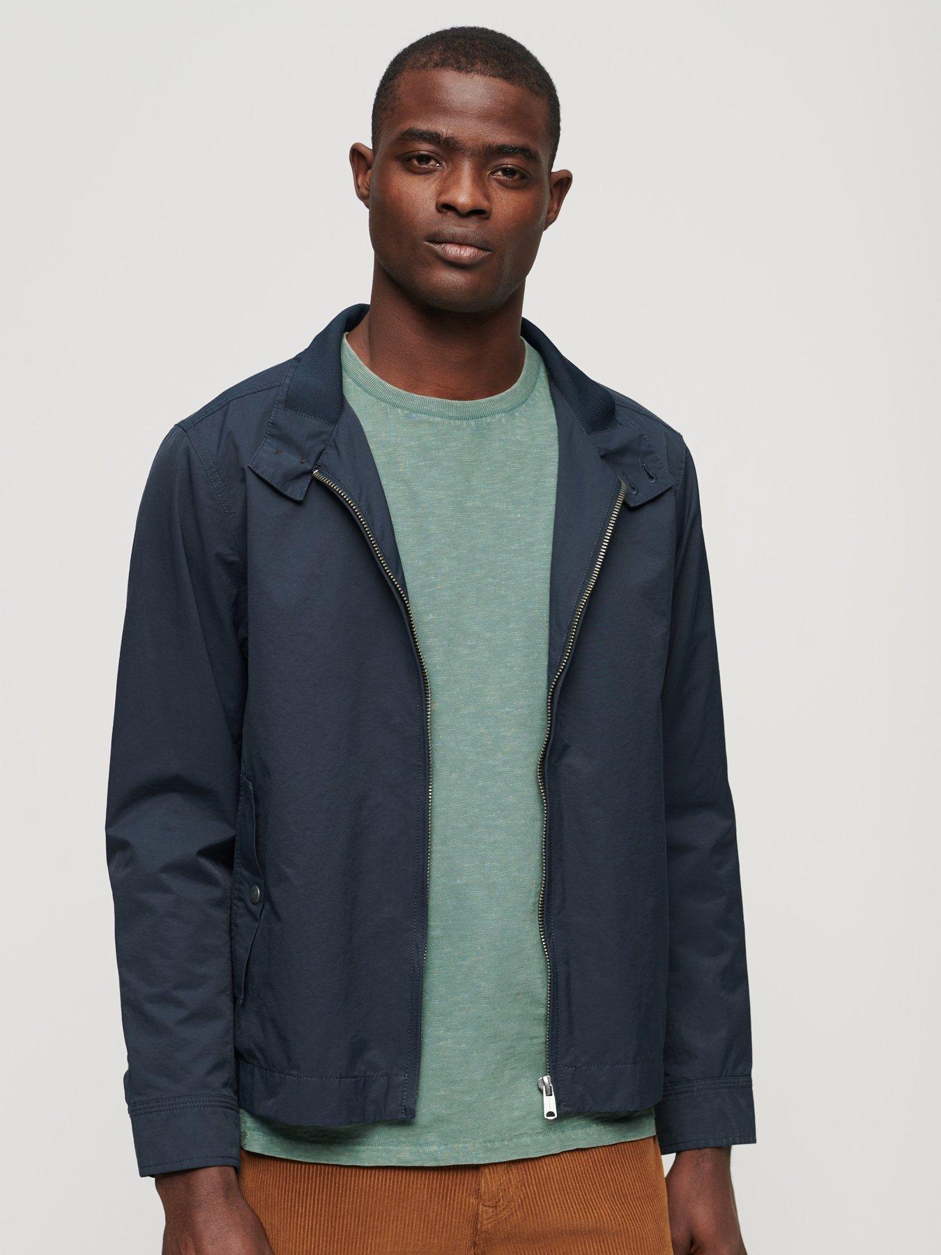 Superdry Merchant Harrington Jacket Navy Littlewoods