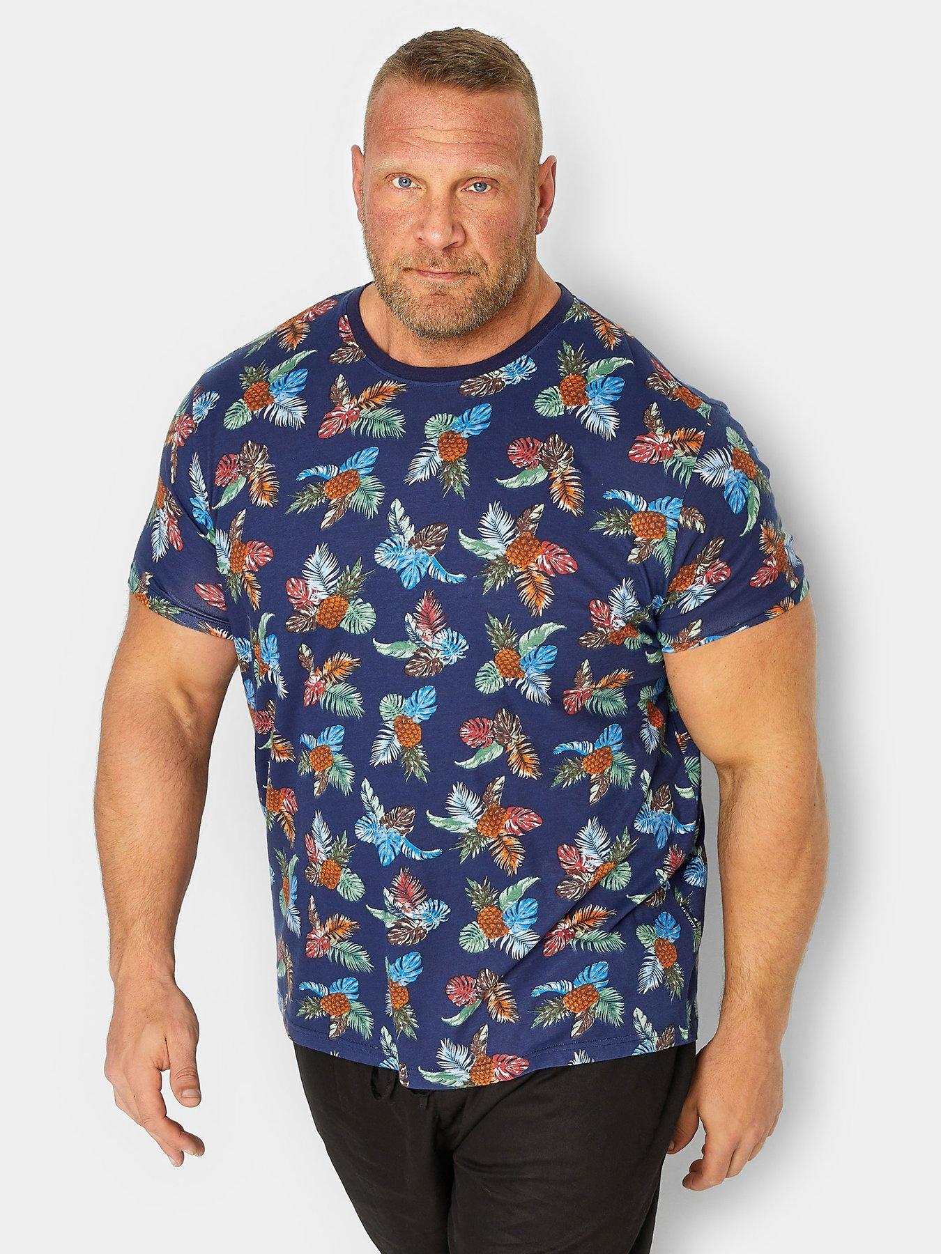 Image 1 of 1 of BadRhino Bad Rhino Br Pineapple Aop Short Sleeve T-shirt