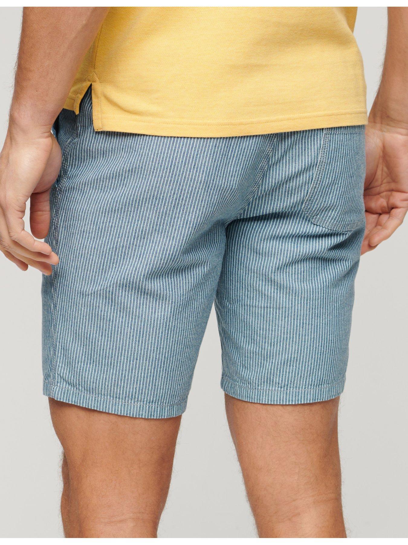  image of superdry-stripe-bermuda-shorts-blue