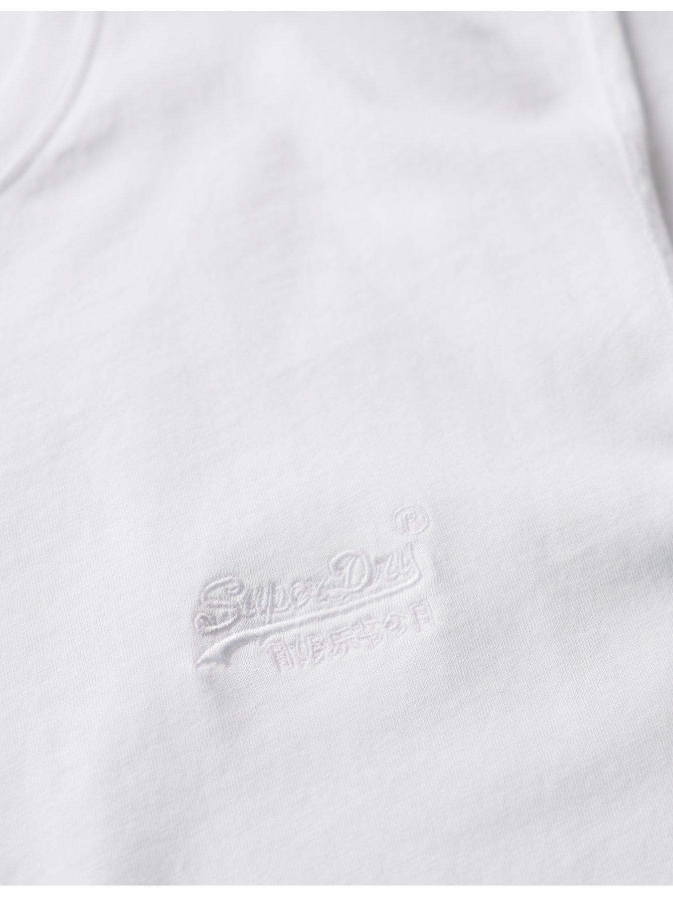  image of superdry-essential-logo-vest-white