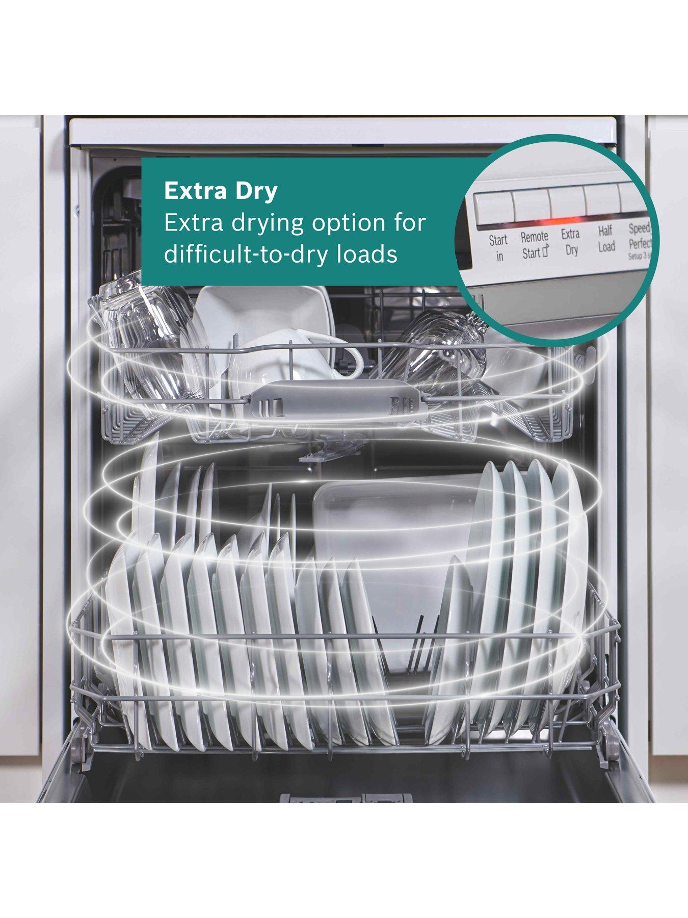 Image 5 of 8 of Bosch Series 2 SMS2HVW67G Fullsize, 14-Place Setting Freestanding Dishwasher - 6 programmes, Vario baskets, Vario Drawer, 5 options, 46dB, 9L - White