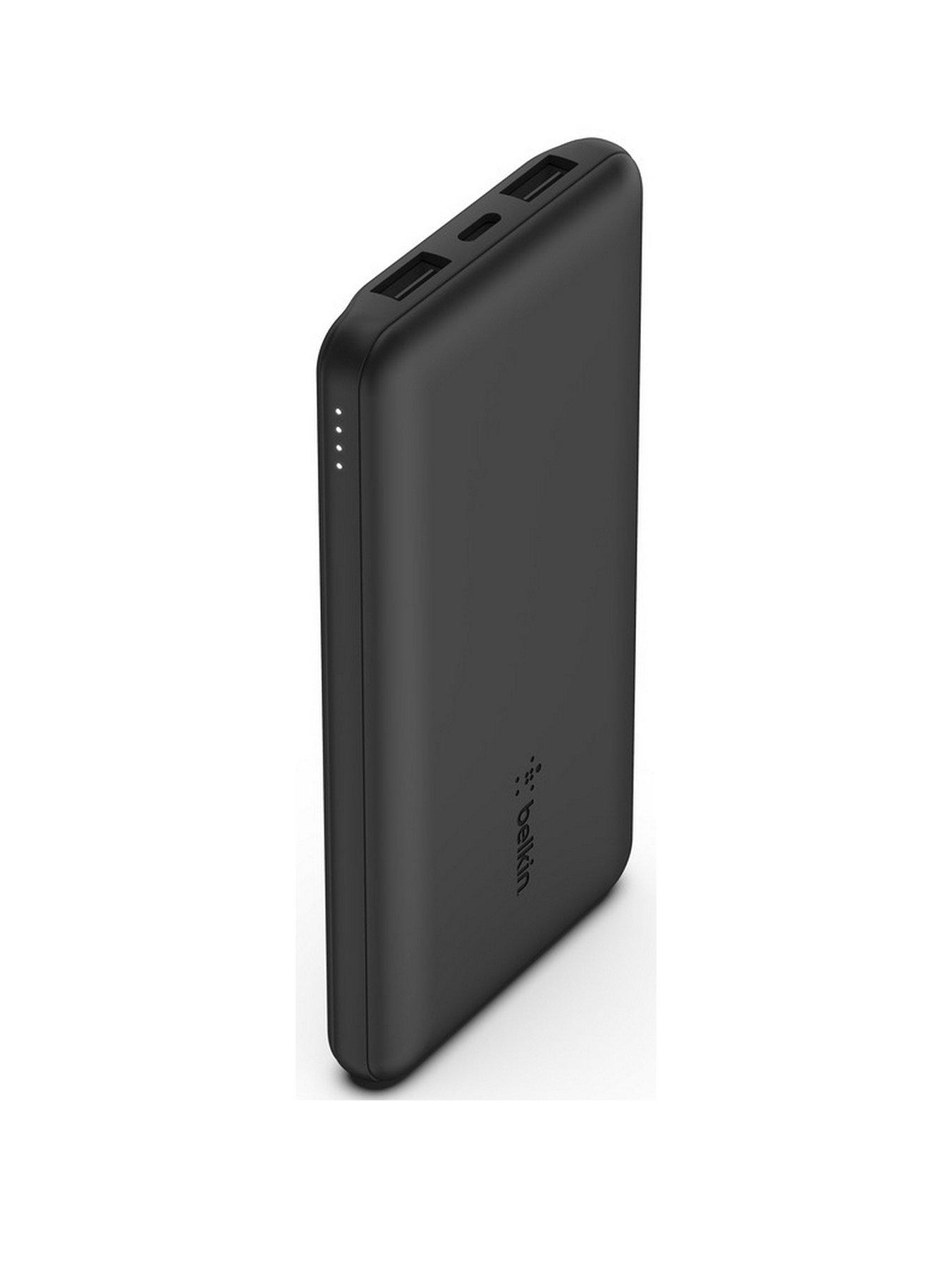  image of belkin-10000mah-powerbank-twin-pack-3-port-15w-output-fast-charging-black