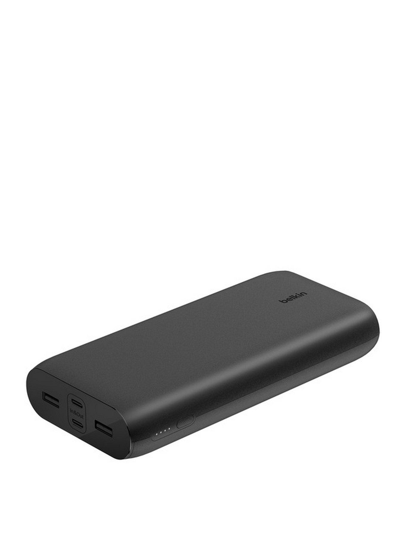 undefined BoostCharge 26,000mAh Powerbank - 4 Port, 32W PD Fast Charger, Black