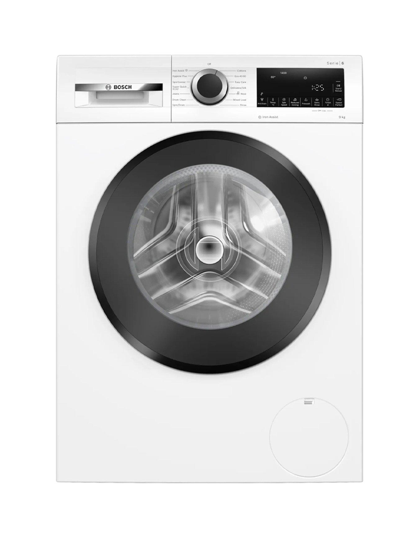 Bosch Series 6 WGG24400GB 9kg Load, 1400rpm Spin AntiStain Washing Machine - White - A Rated