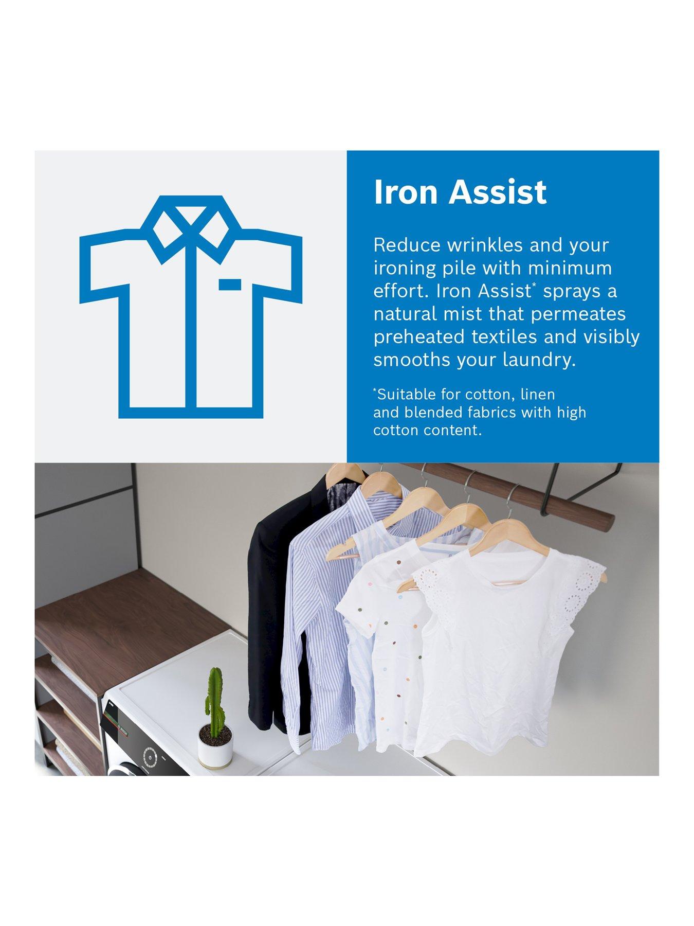  image of bosch-series-6-wgg254z0gb-10kg-load-1400rpm-spinnbspfreestanding-washing-machine--iron-assist-anti-stain-active-water-plus-eco-silence-drive-white