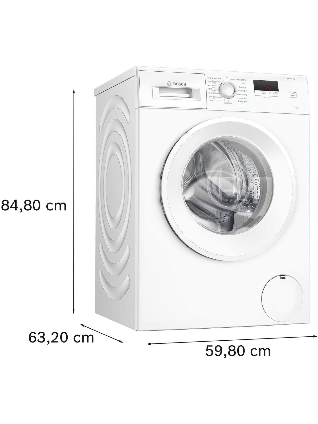  image of bosch-series-2-wge03408gb-8kg-load-1400-rpm-spinnbspfreestanding-washing-machine-speedperfect-eco-silence-drive-small-led-display-white