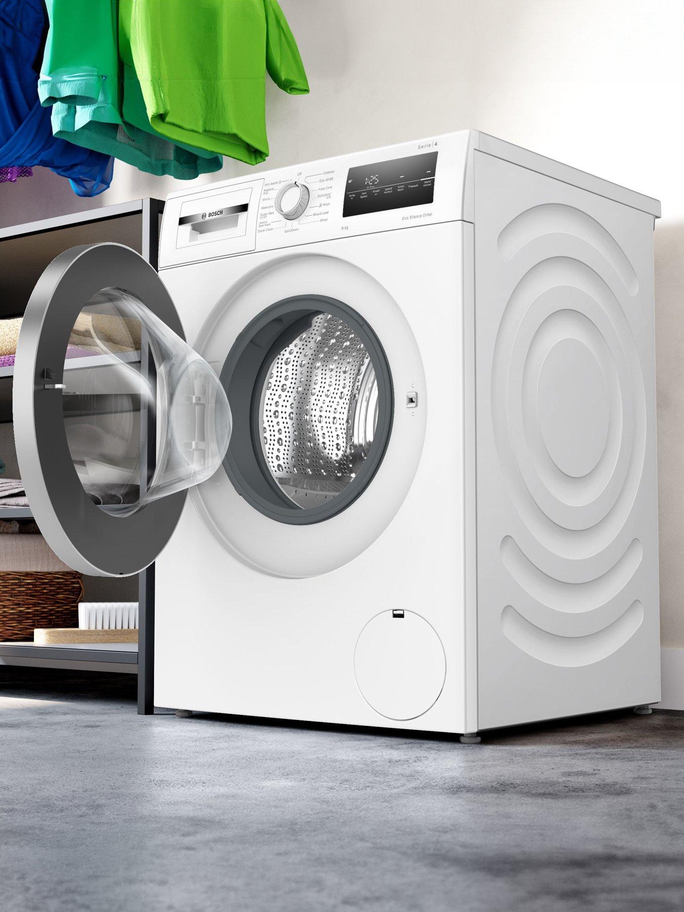 Image 4 of 8 of Bosch Series 4 WAN28258GB 8kg Load, 1400rpm Spin&nbsp;Freestanding Washing Machine - Iron Assist, SpeedPerfect, Eco Silence Drive, LED display - White