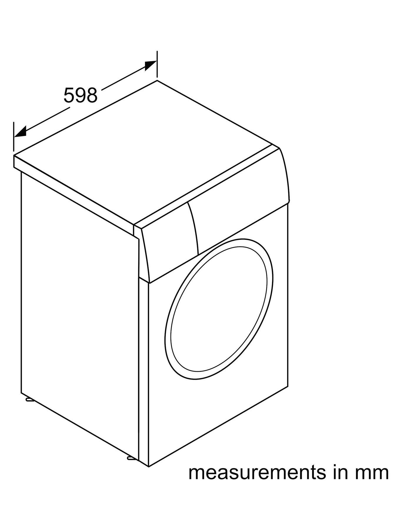 Image 6 of 8 of Bosch Series 4 WAN28258GB 8kg Load, 1400rpm Spin&nbsp;Freestanding Washing Machine - Iron Assist, SpeedPerfect, Eco Silence Drive, LED display - White