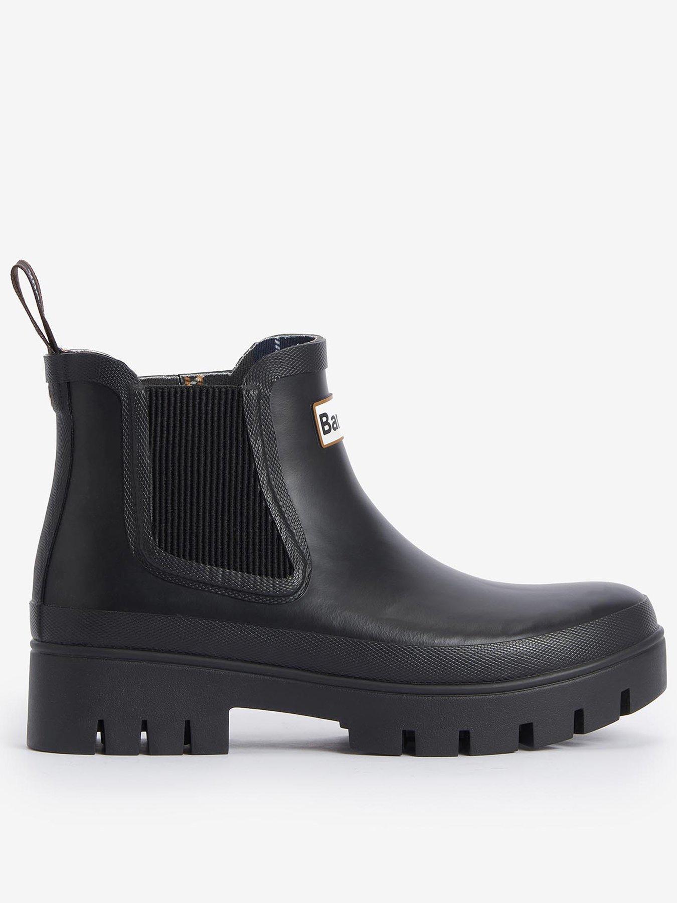 Barbour Halton Chelsea Welly - Black