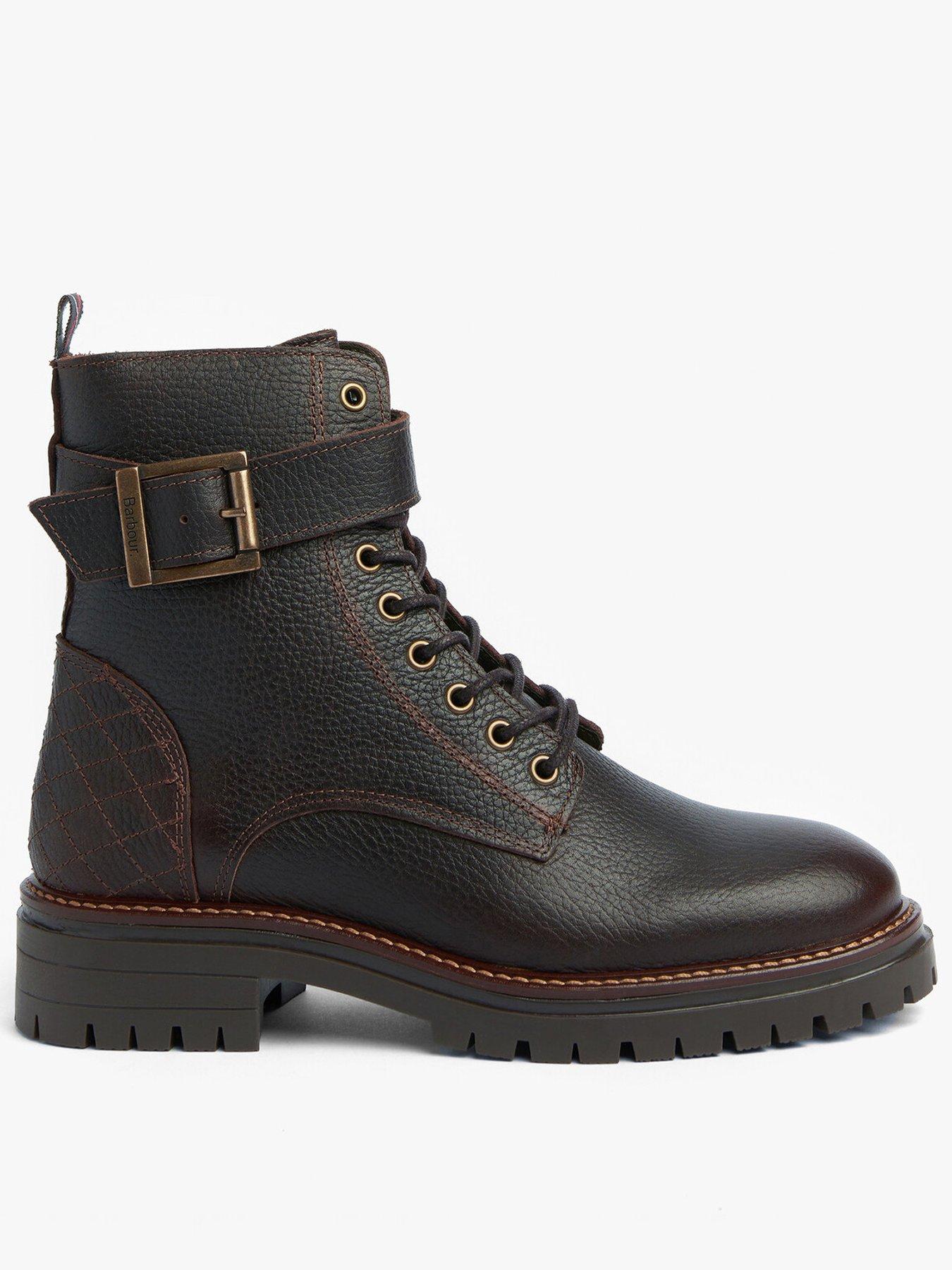 undefined Heidi Commando Ankle Boots - Brown