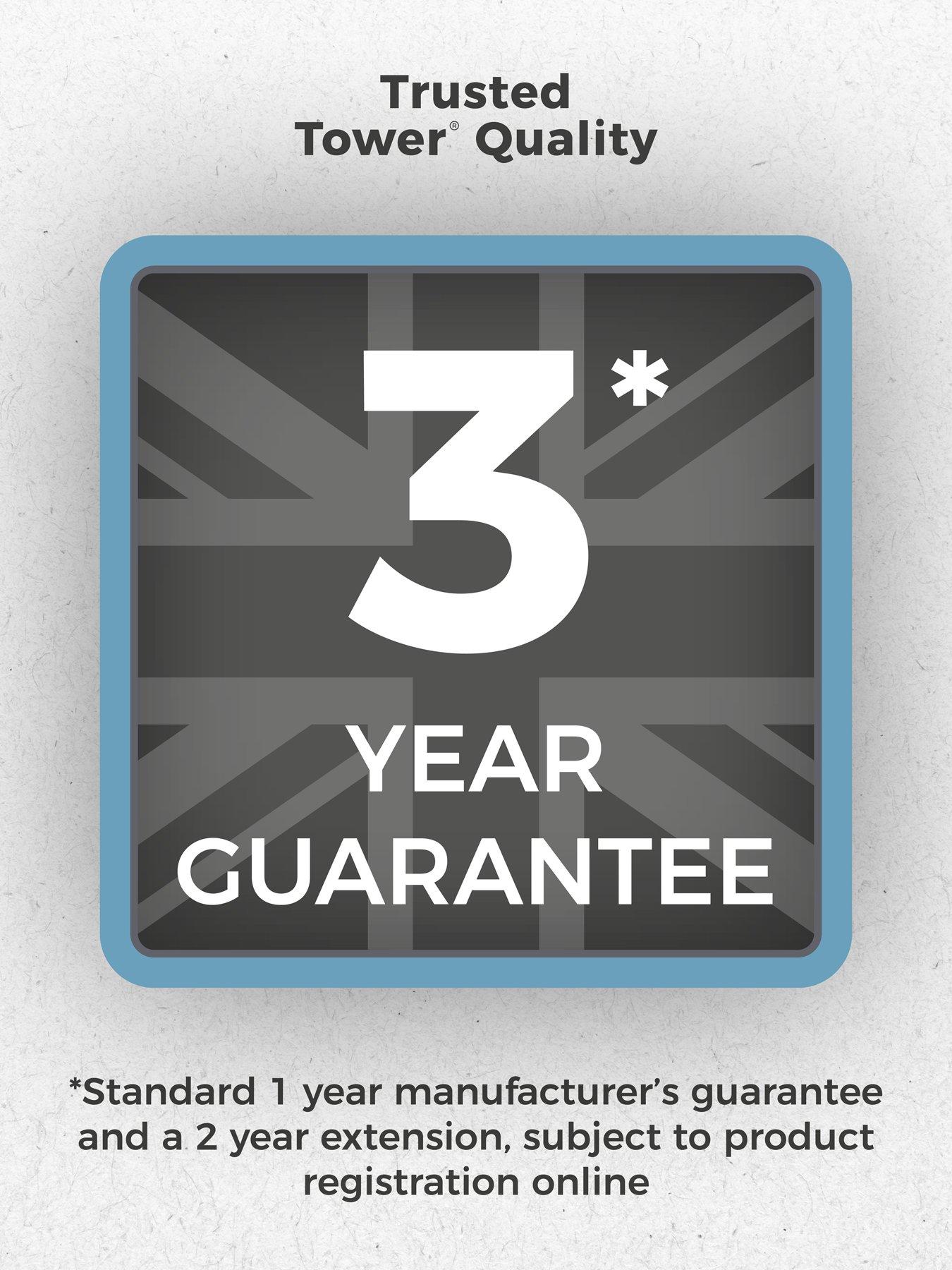  image of tower-t547002-aquajet-pro-cordless-hardfloor-cleaner-with-one-touch-controls-led-display-panel-300ml-clean-water-tank-400ml-dirty-water-tank-74v-titanium-amp-tiffany-blue