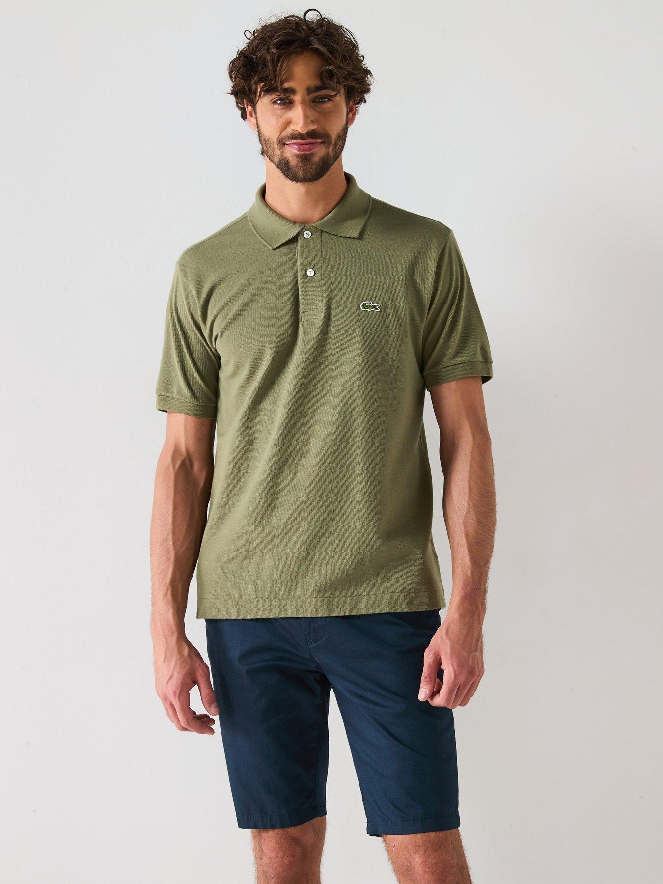 Lacoste L12.12 Classic Fit Piqué Polo Shirt - Khaki