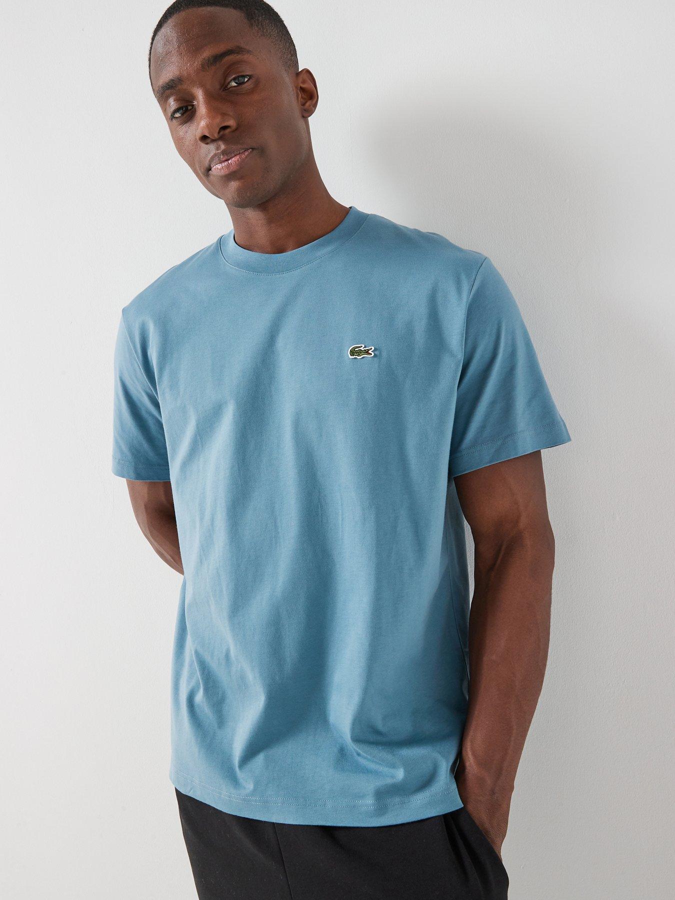 Lacoste Classic Fit Mid Weight Cotton Jersey T-Shirt - Blue