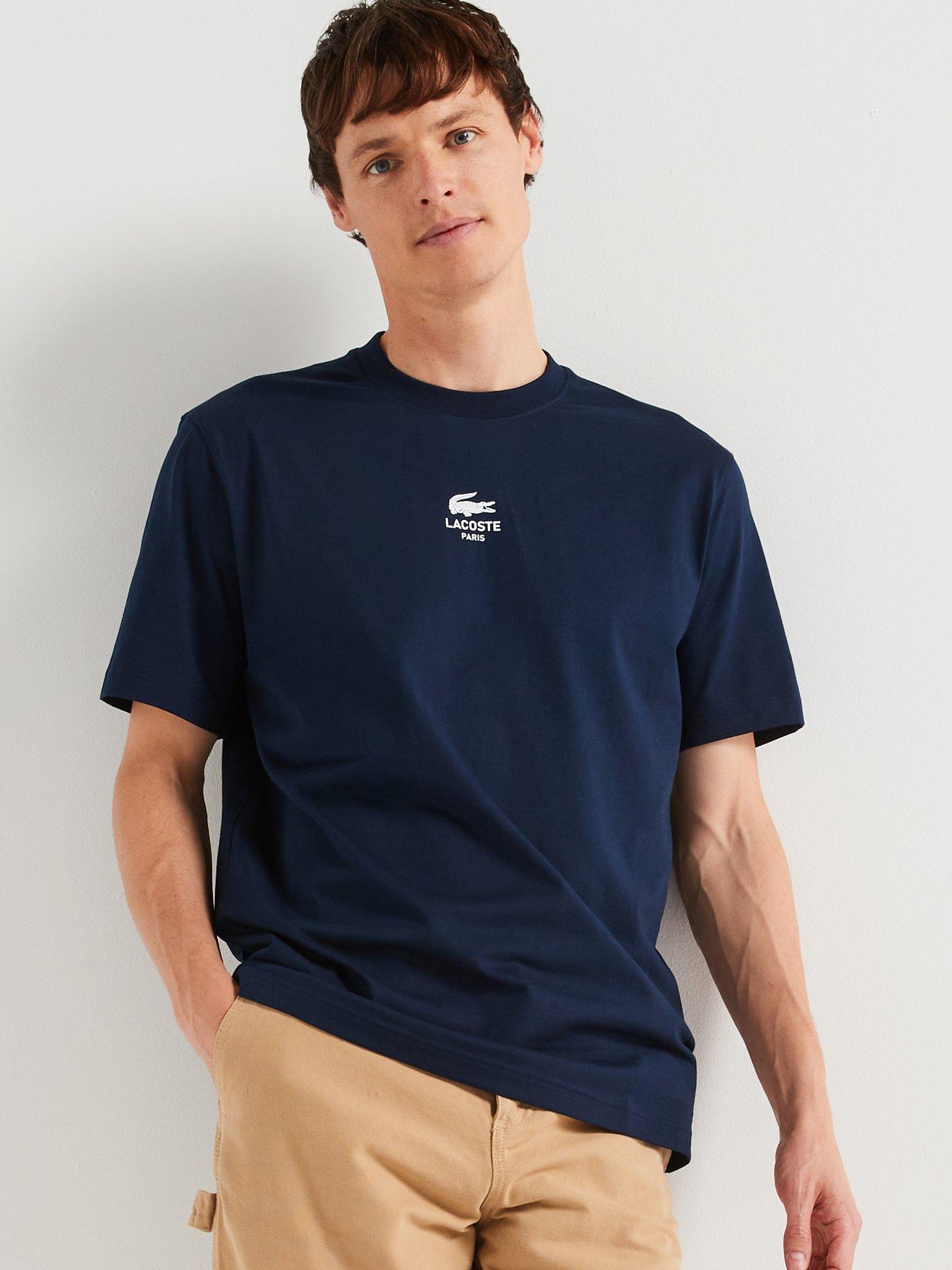  image of lacoste-classic-fit-soft-branding-cotton-jersey-t-shirt-navy