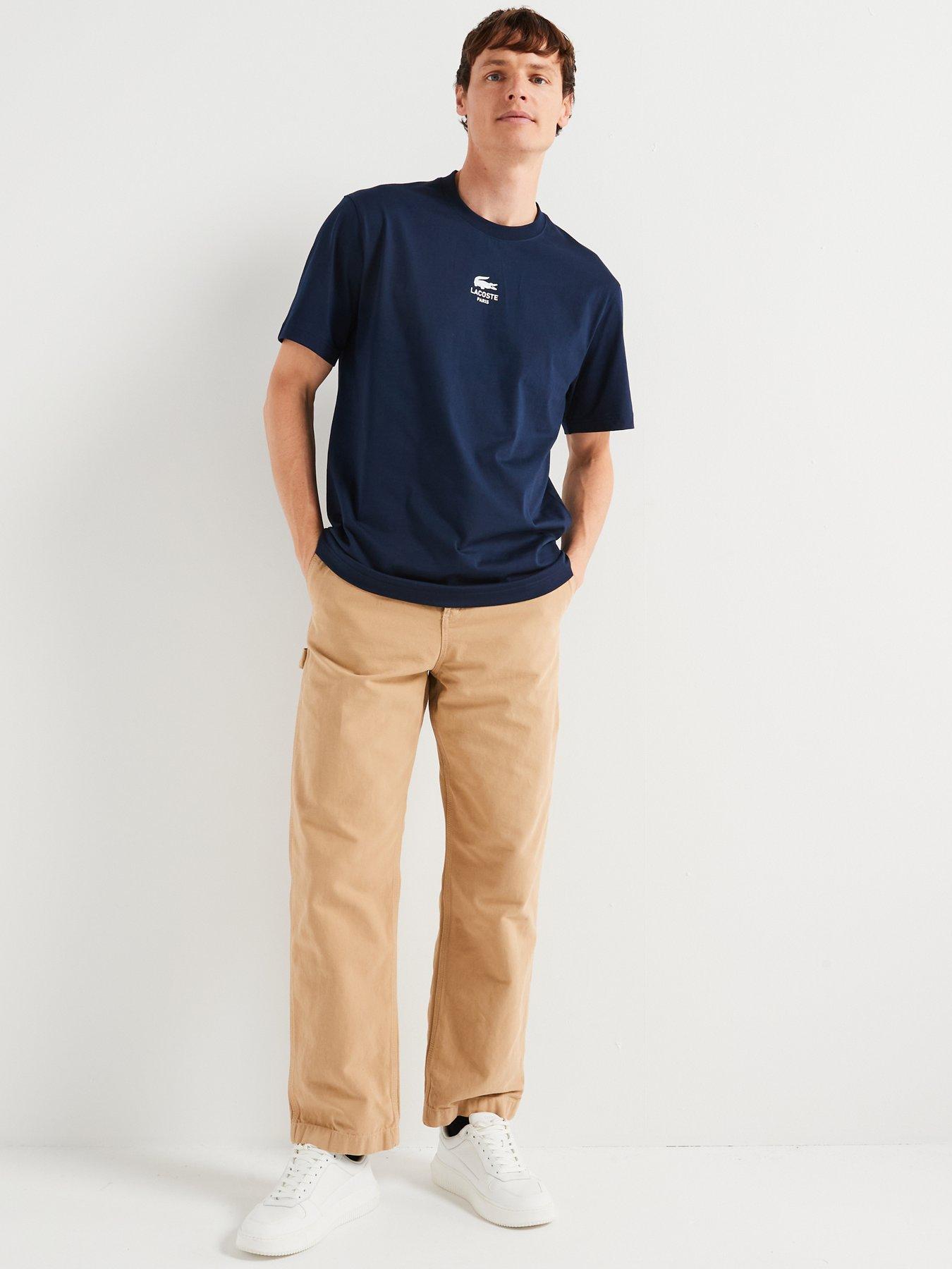  image of lacoste-classic-fit-soft-branding-cotton-jersey-t-shirt-navy