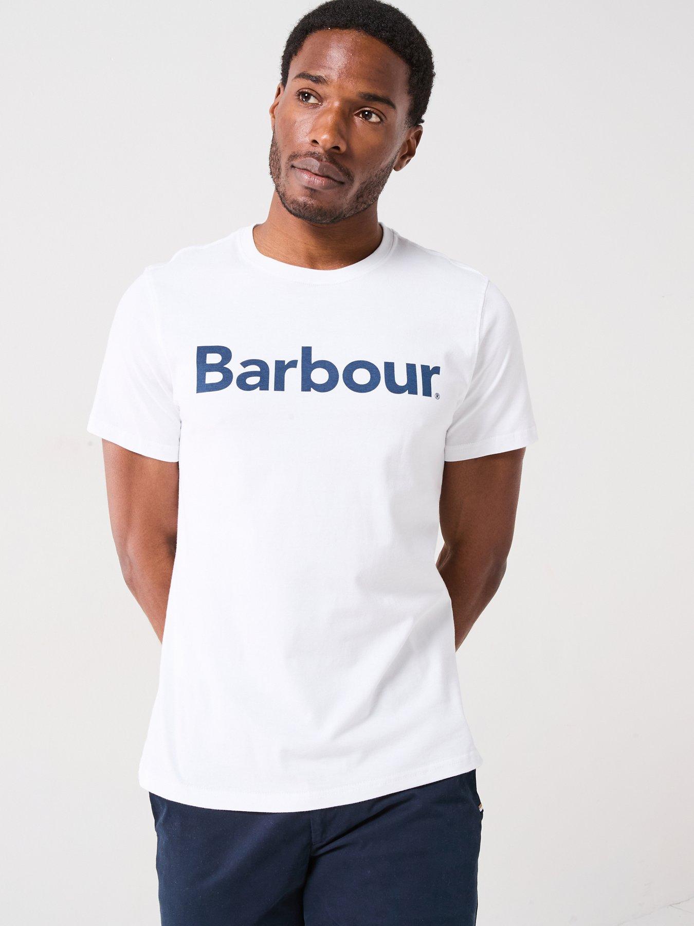 Barbour Logo Crew Neck T-Shirt - White