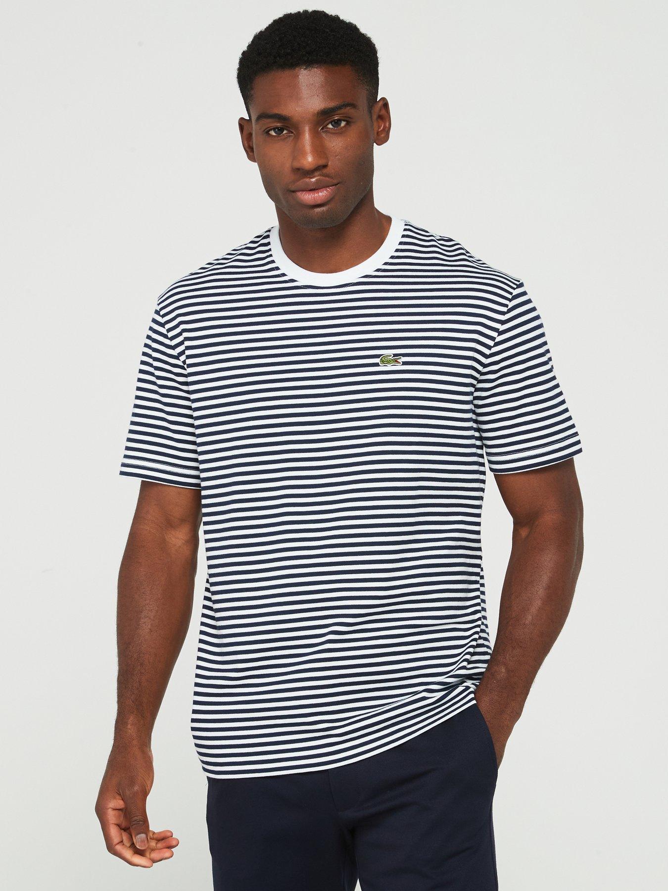 undefined Classic Fit Stripe Heavy Cotton T-Shirt - Multi