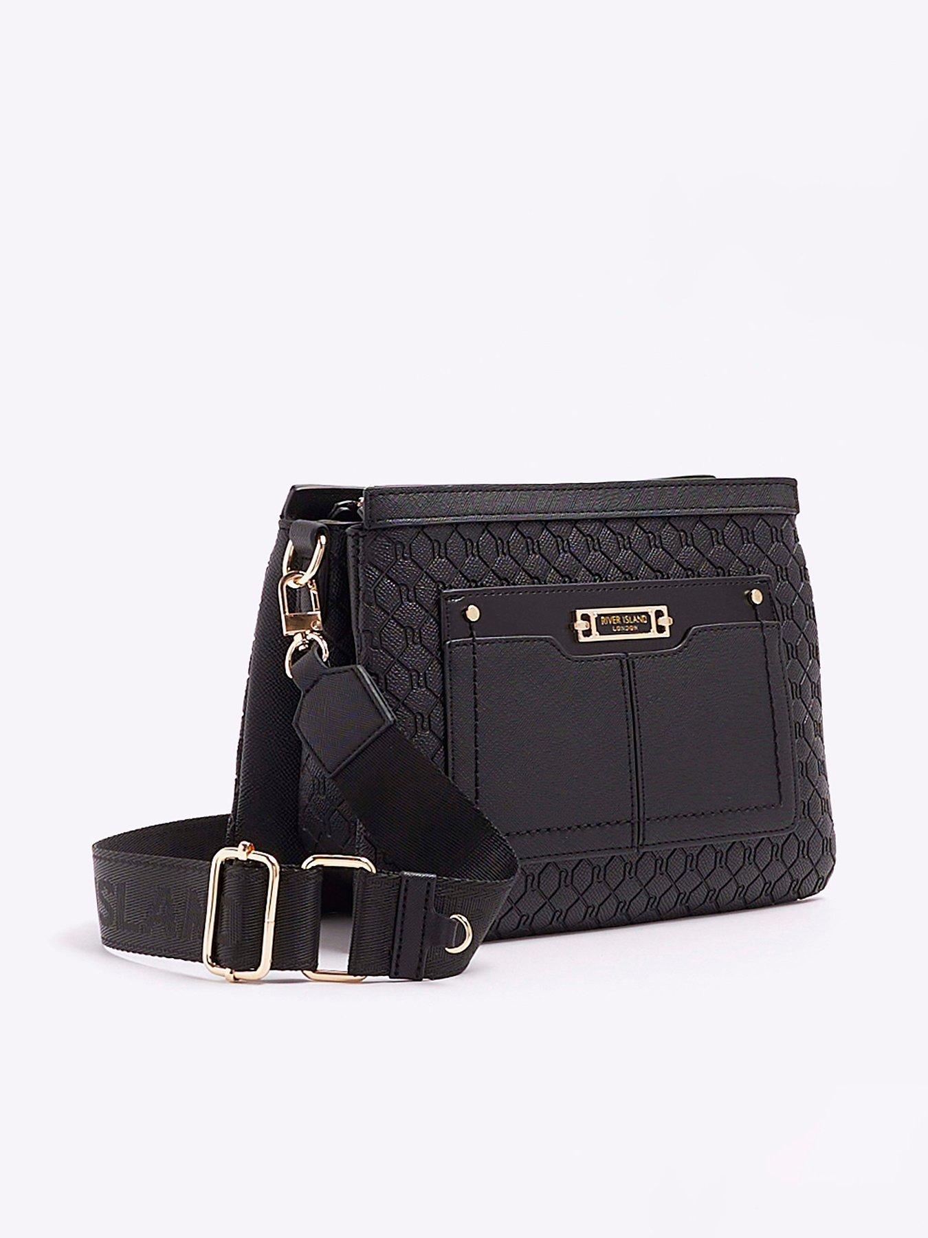 river-island-monogram-crossbody-bag-black