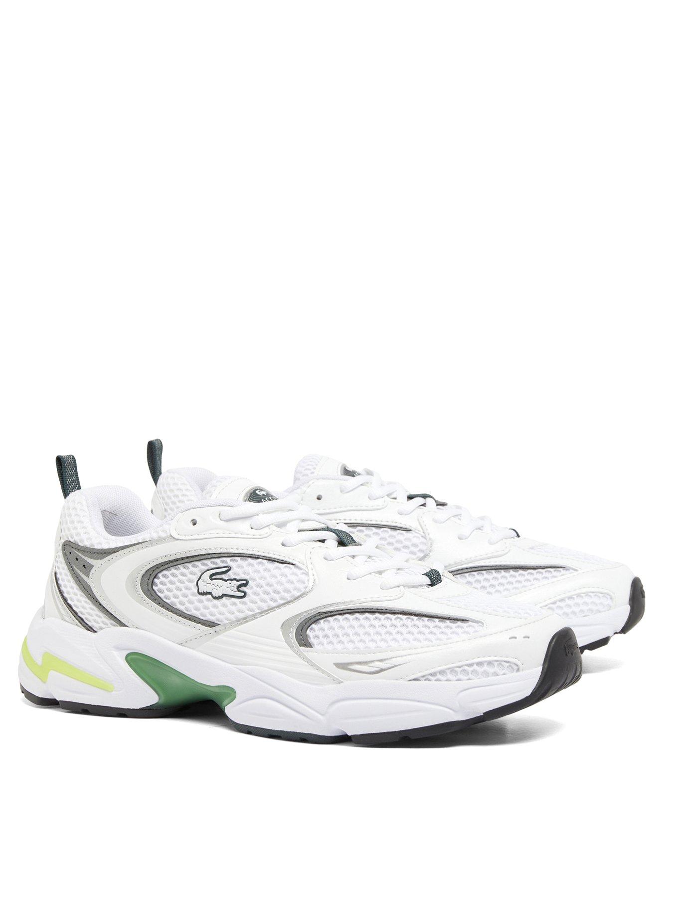 Image 1 of 5 of Lacoste Storm 96 2K Mesh Trainers - White
