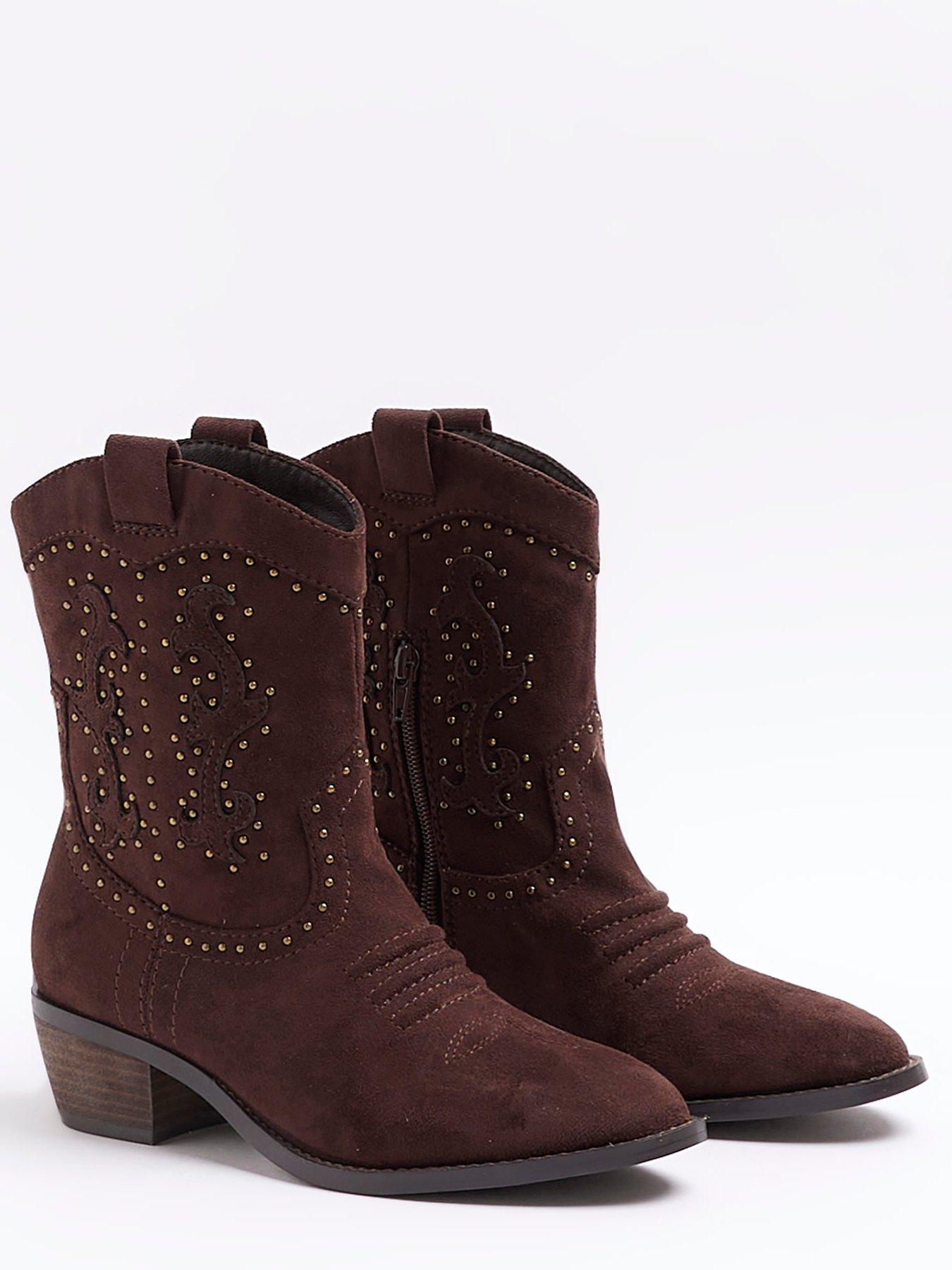 Womens Boots River Island Brown Suede Boots River Island Womens