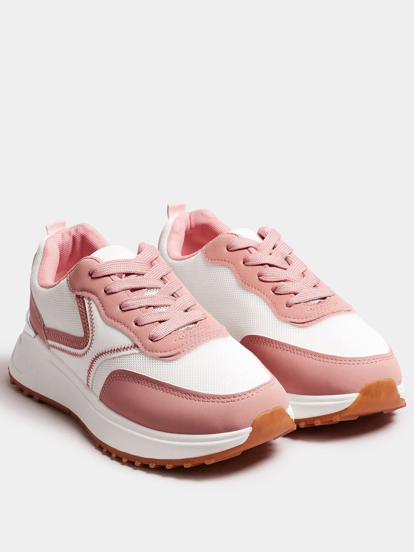  image of yours-wide-fit-runner-trainer-pink
