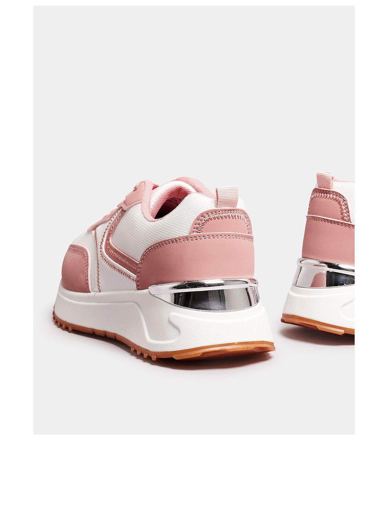 image of yours-wide-fit-runner-trainer-pink