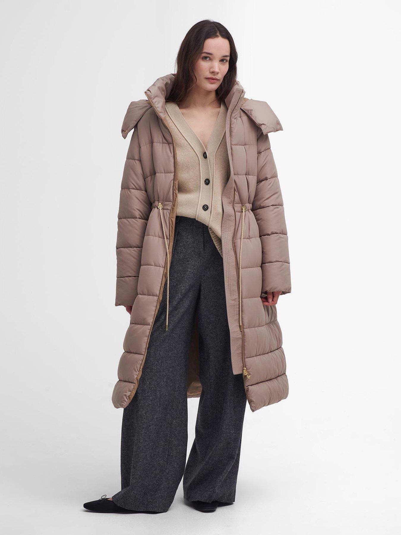 undefined Mannue Padded Coat - Beige