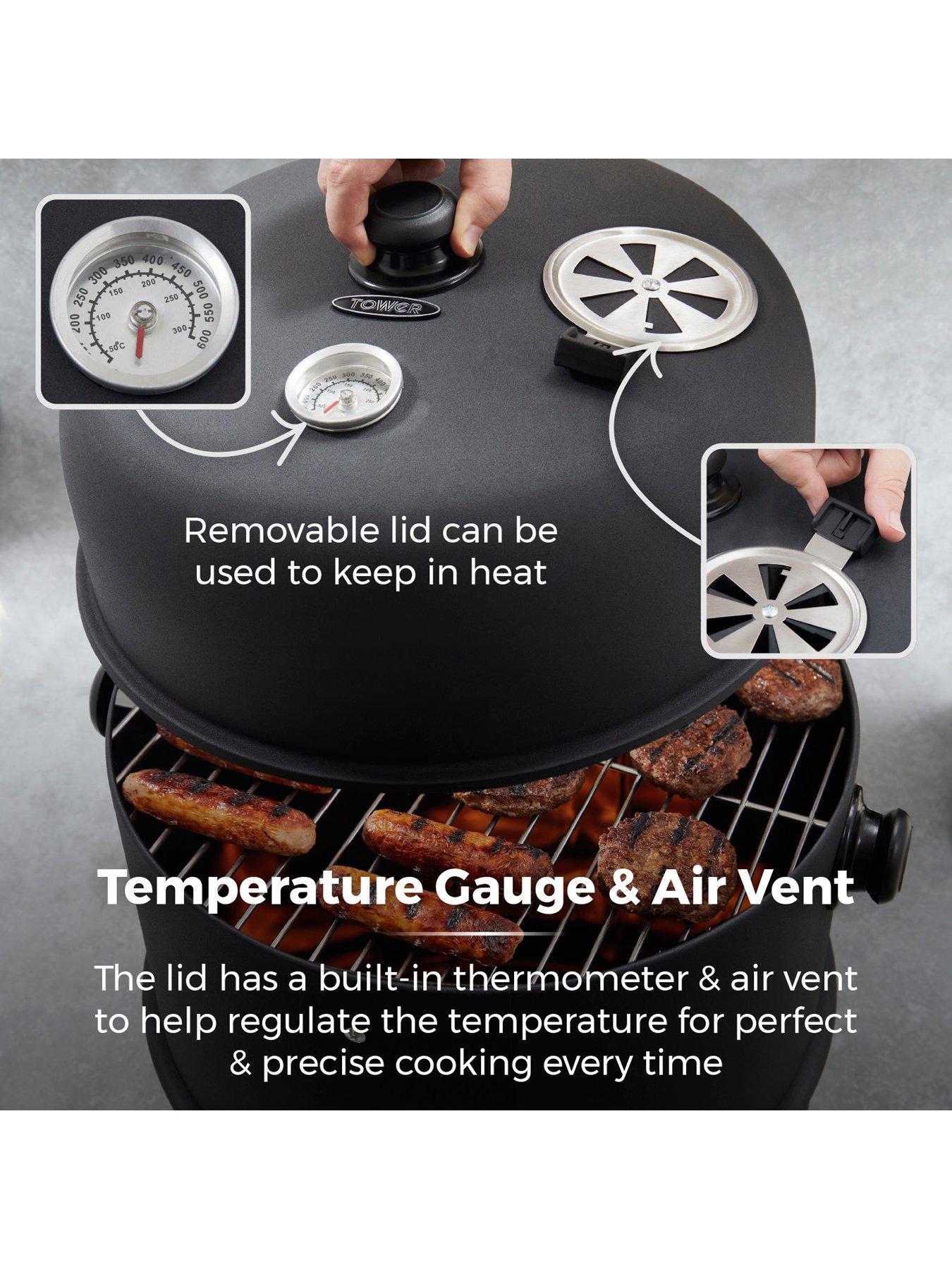  image of tower-2-in-1-charcoal-and-smoker-bbq-grill