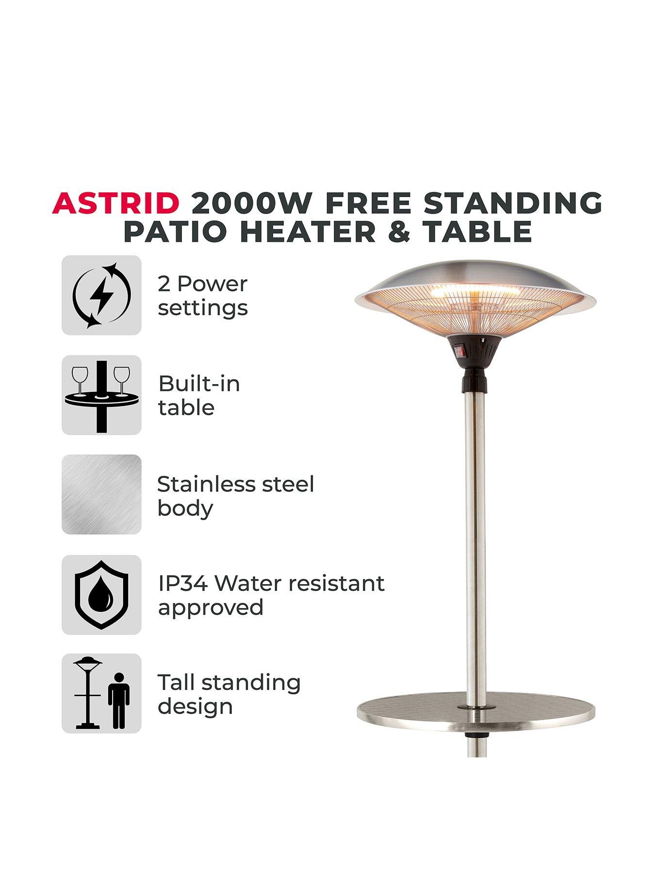 Image 2 of 6 of Tower ASTRID 2KW Patio Heater Table