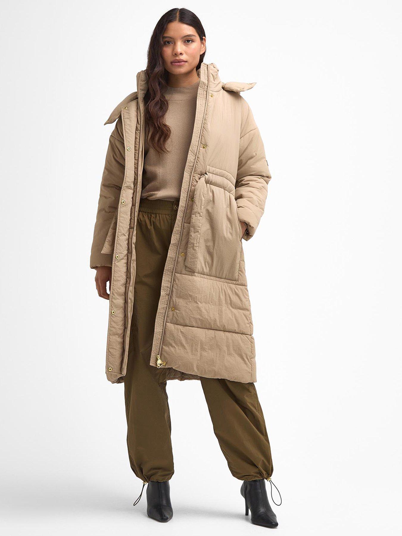 undefined Serova Padded Coat - Beige