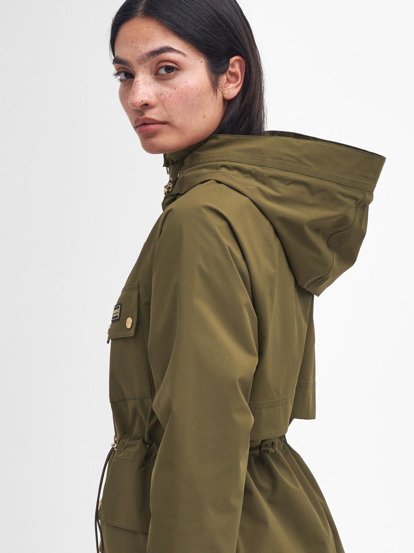 Image 5 of 6 of Barbour International Alicia Waterproof Jacket - Green