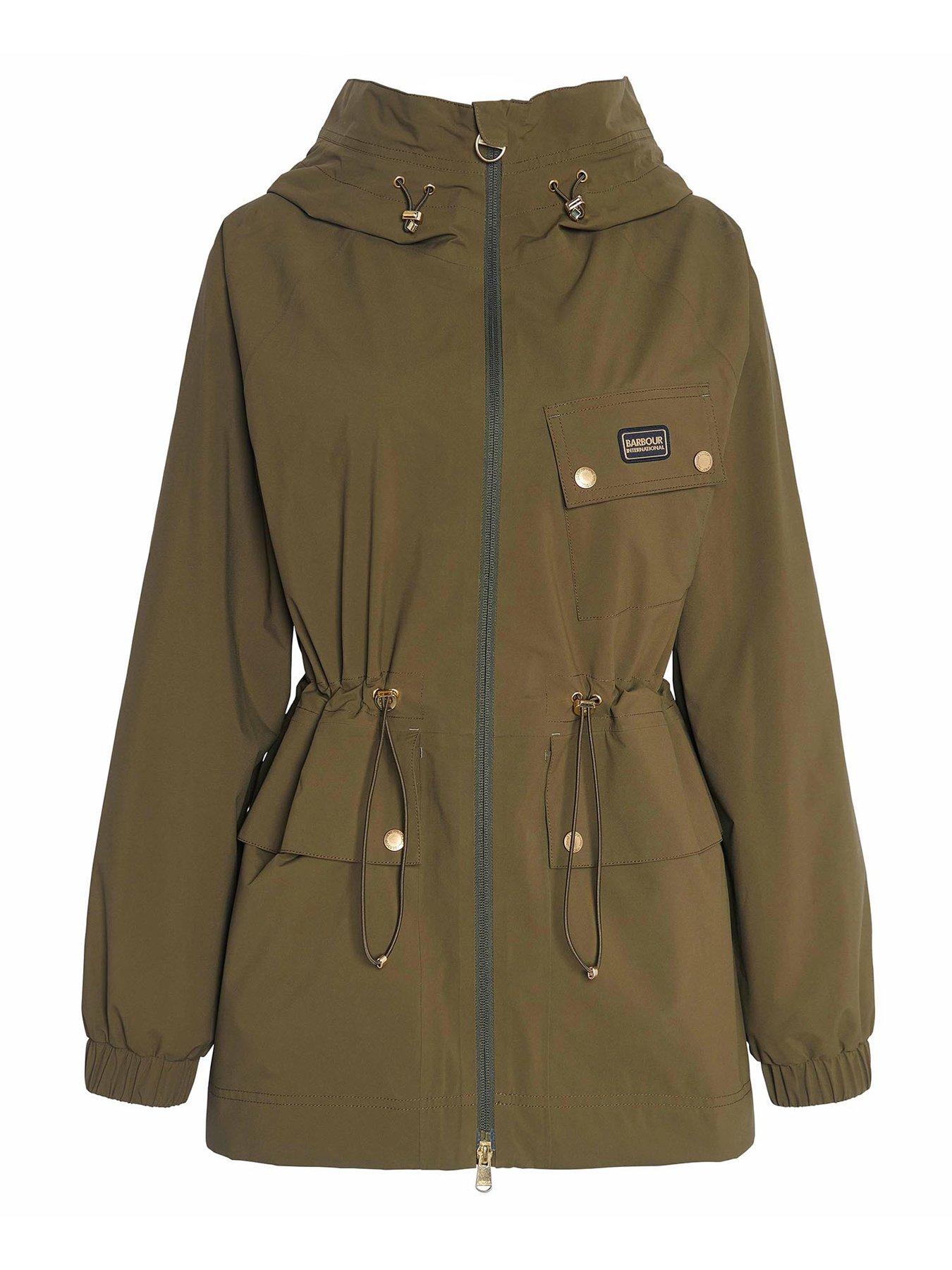 Image 6 of 6 of Barbour International Alicia Waterproof Jacket - Green