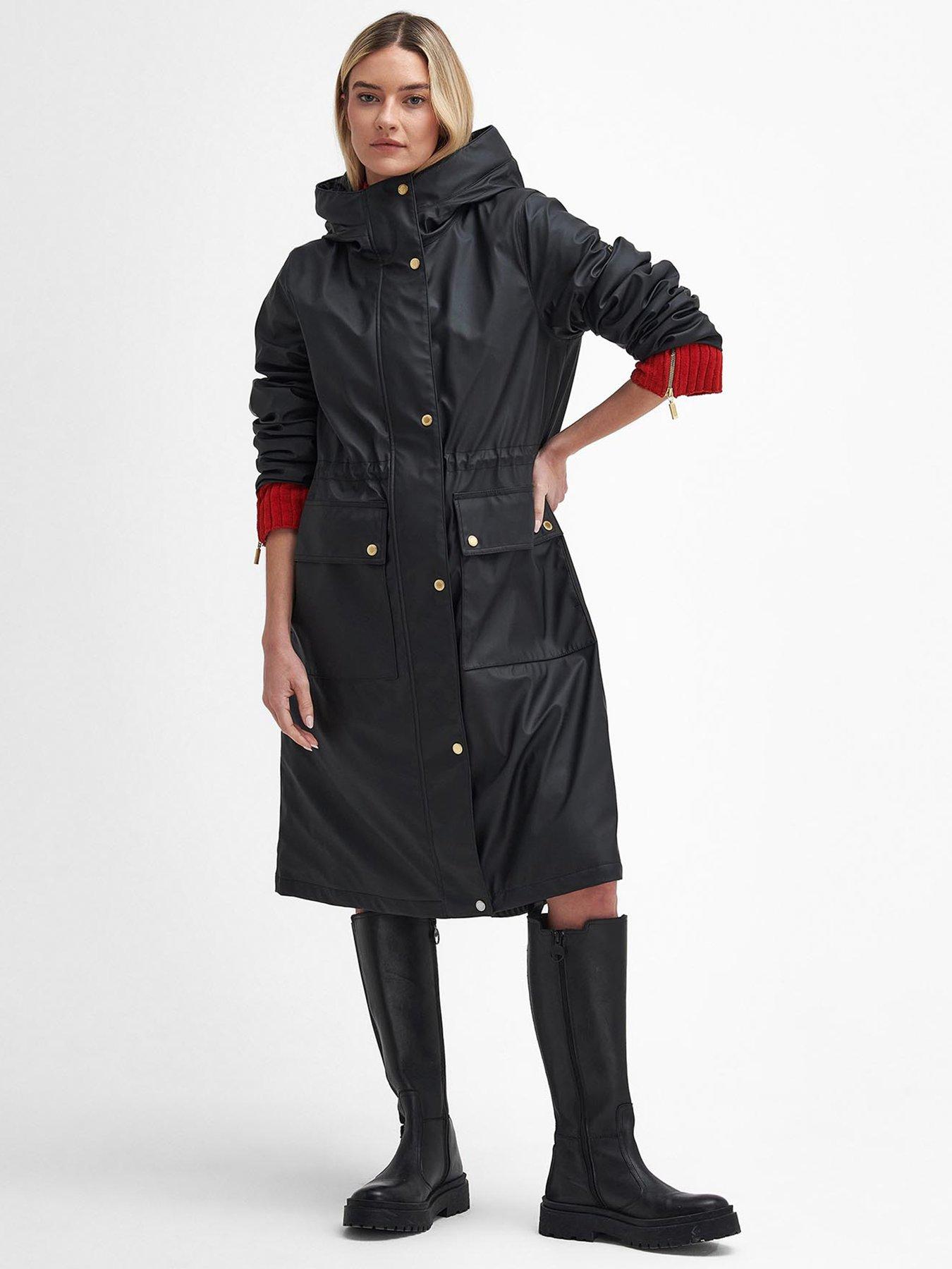 undefined Wyatt Showerproof Coat - Black