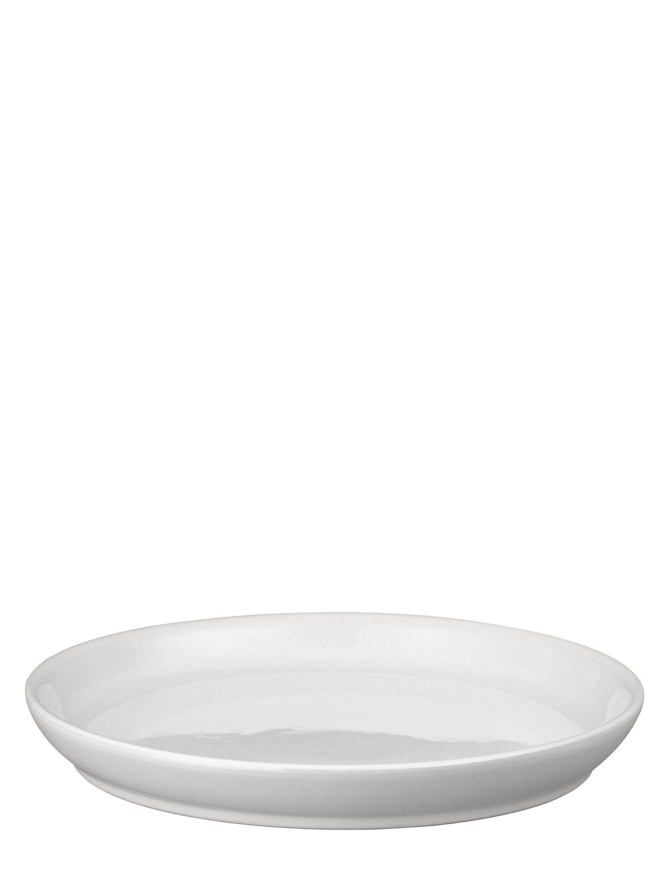 Denby Elements 12-Piece Coupe Dinner Set In Stone White