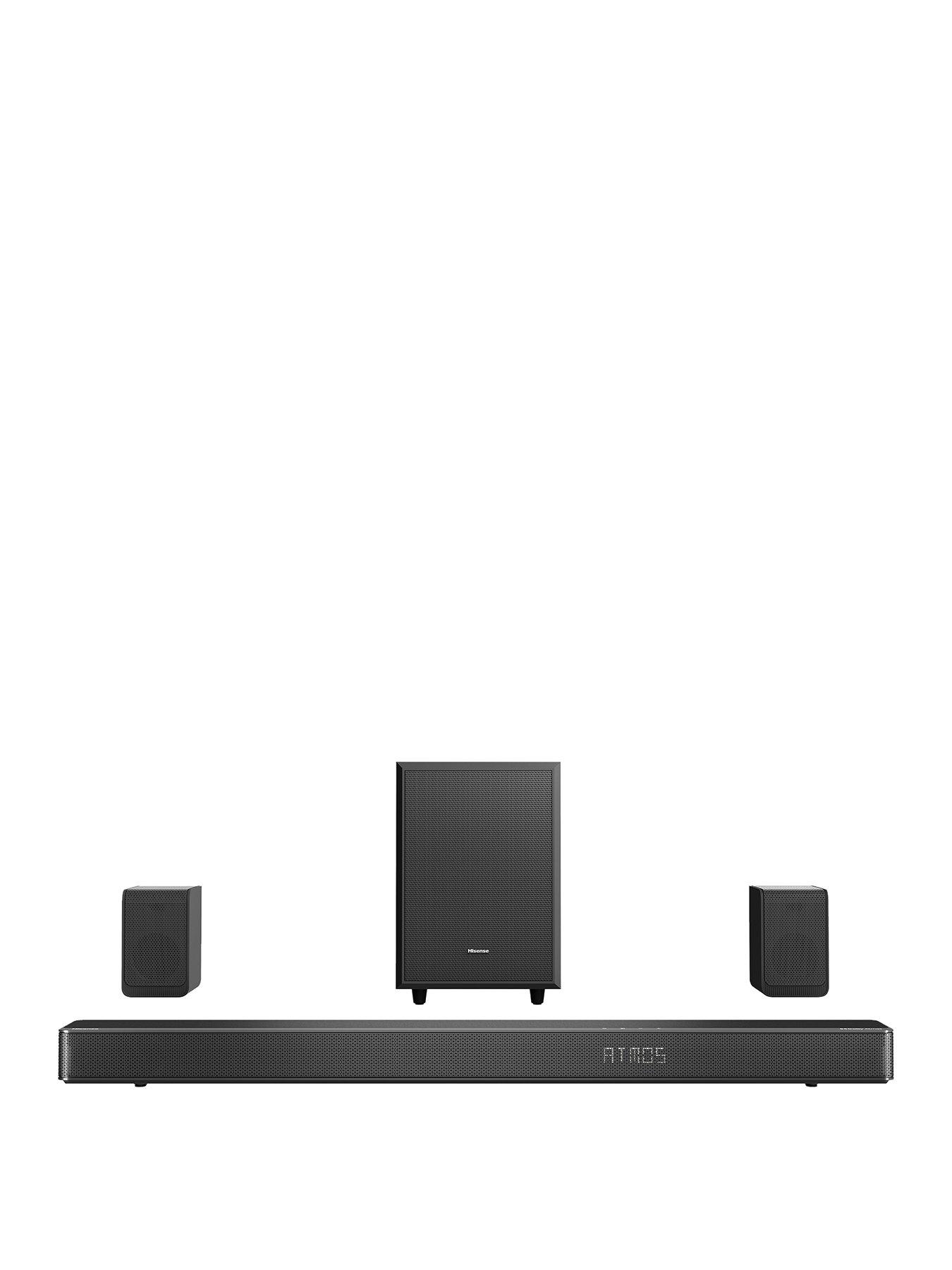  image of hisense-ax5125h-512-channel-500w-dolby-atmos-soundbar-with-wireless-subwoofer-and-turly-rear-speakers