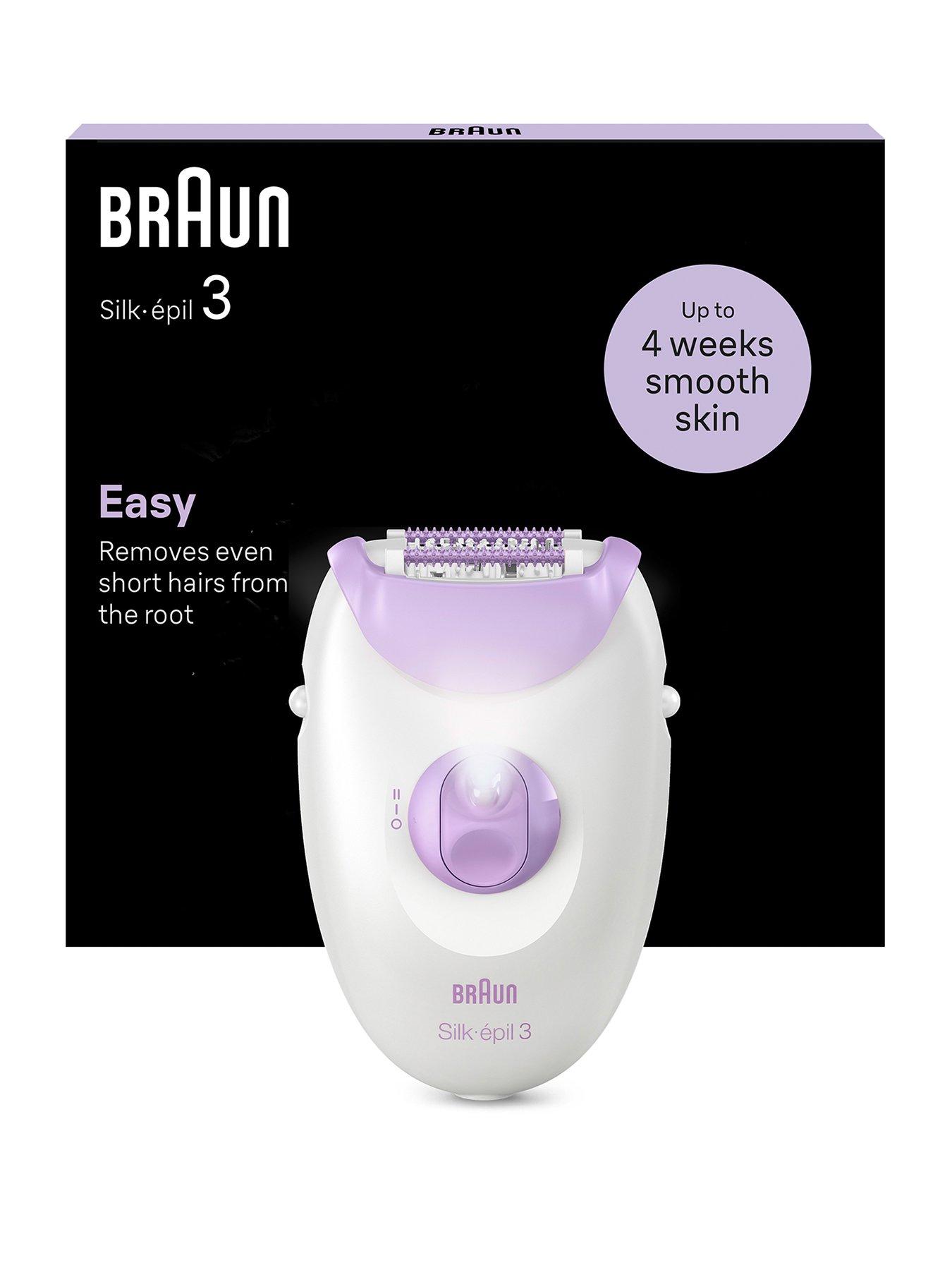 Image 1 of 7 of Braun Silk-&eacute;pil 3 Corded Epilator For Hair Removal, Weeks Of Smooth Skin, 3-000