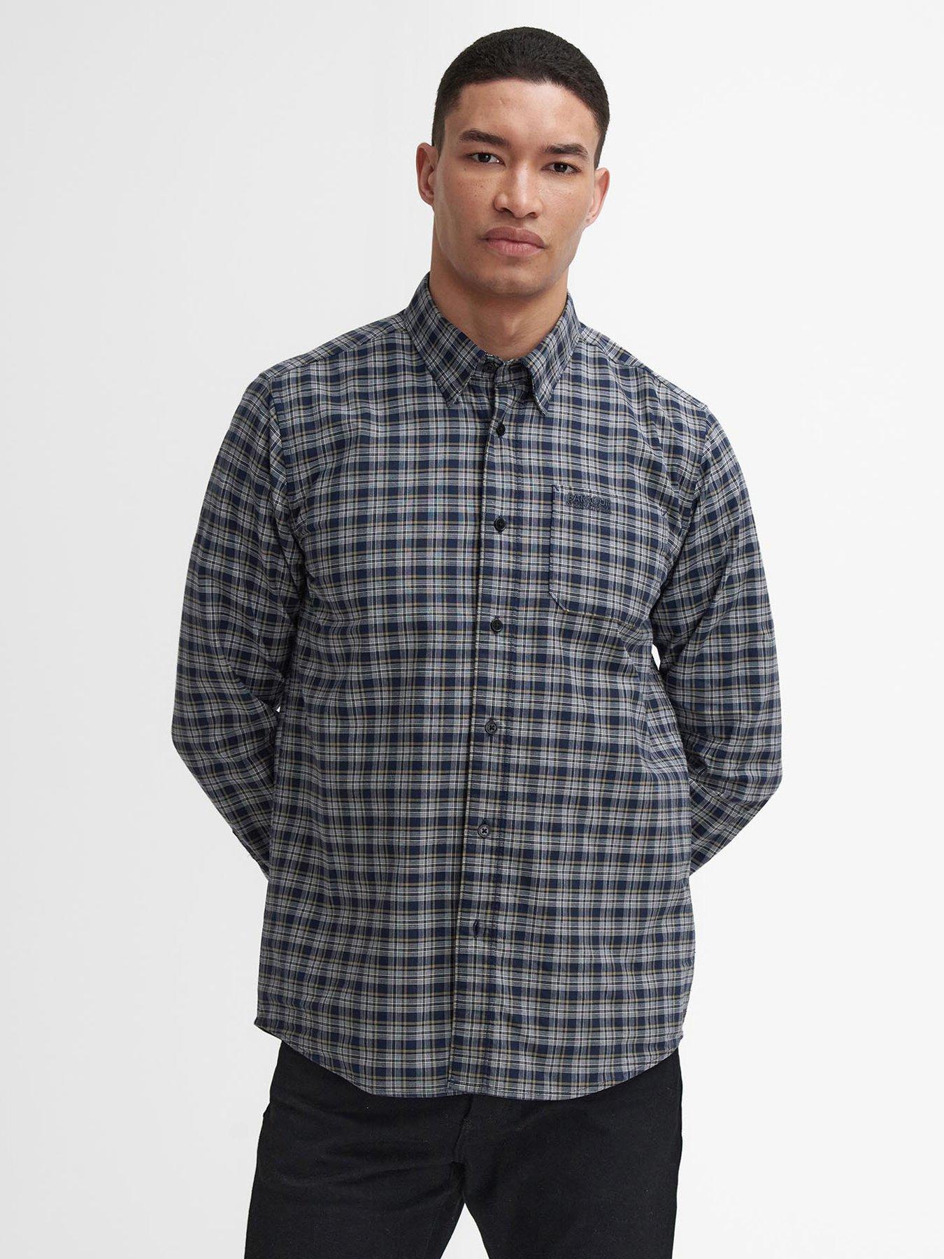 undefined Long Sleeve Hawks Check Oxford Shirt