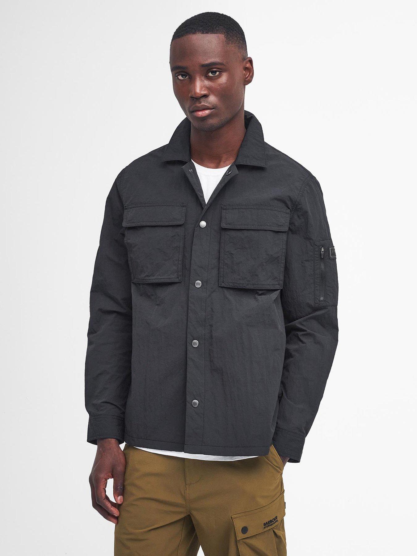 Barbour International Scots Nylon Overshirt - Black