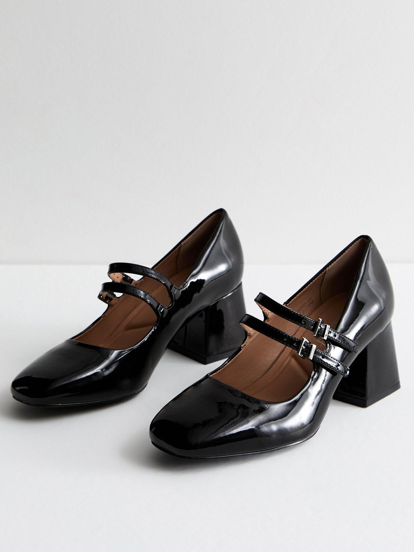 Black mary jane shoes wide fit online