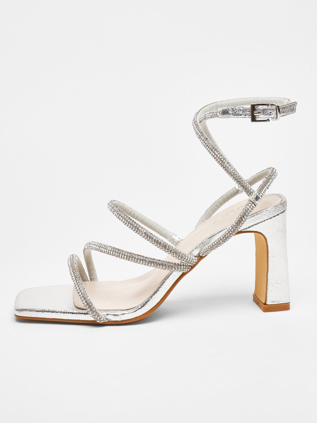 quiz-wide-fit-silver-diamante-strappy-block-heeled-sandals
