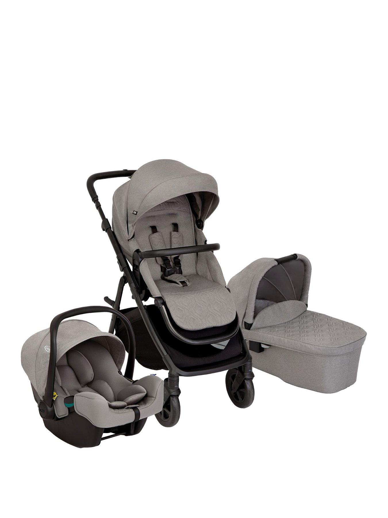 Image 1 of 8 of Graco Near2Me DLX Trio Travel System - Ash