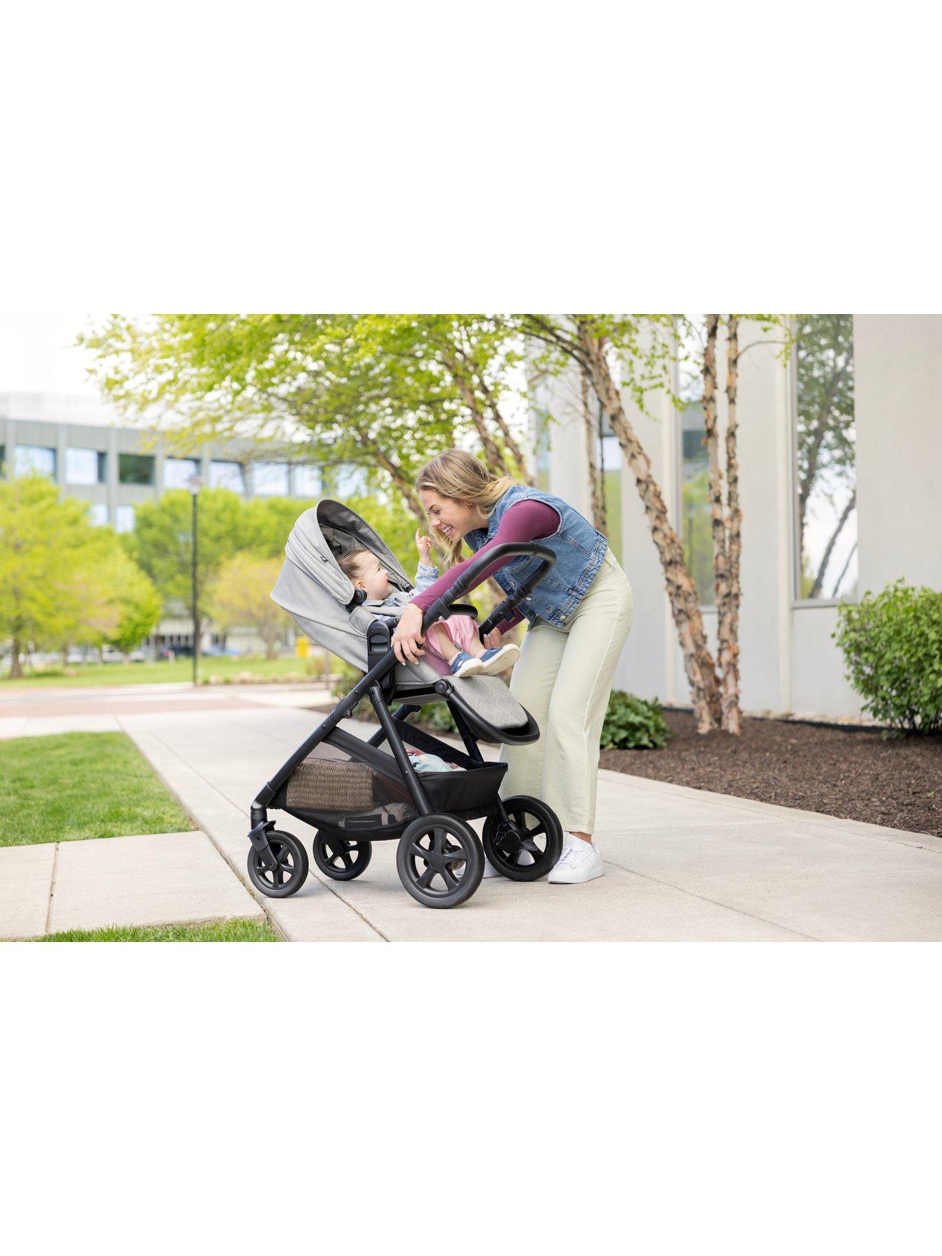 Image 7 of 8 of Graco Near2Me DLX Trio Travel System - Ash