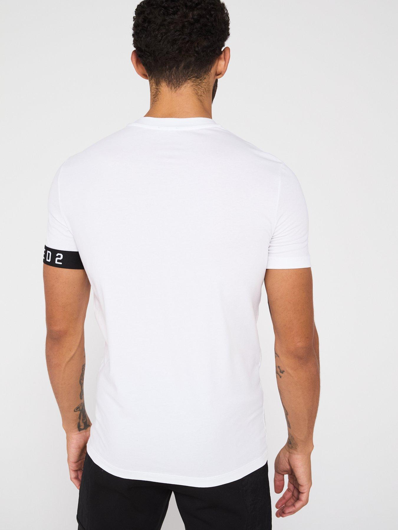 Tシャツ・カットソー Dsquared White Cotton T-Shirt DSQUARED2 White Cotton T-Shirt for Women - S72GD0318