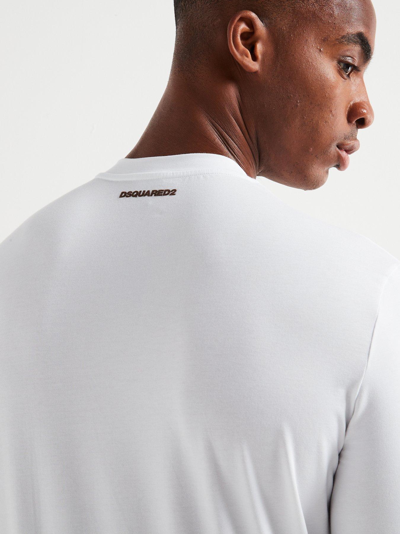 Dsquared2 Loungewear Back Neck Logo Long Sleeve T-shirt