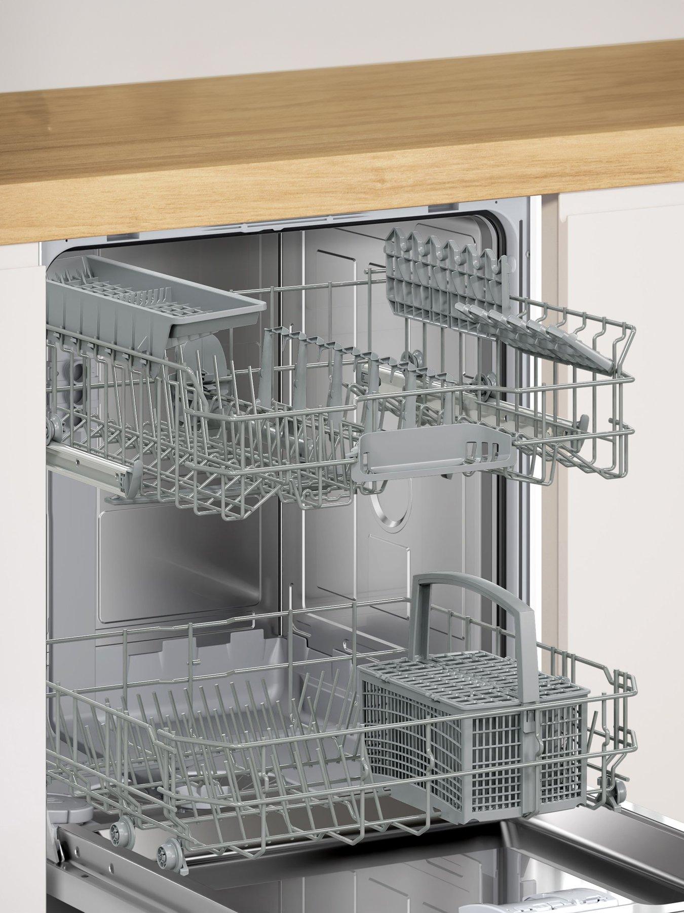  image of bosch-series-2-smv2htx02g-full-size-13-place-settings-integrated-dishwasher-with-speedperfect-black-d-rated