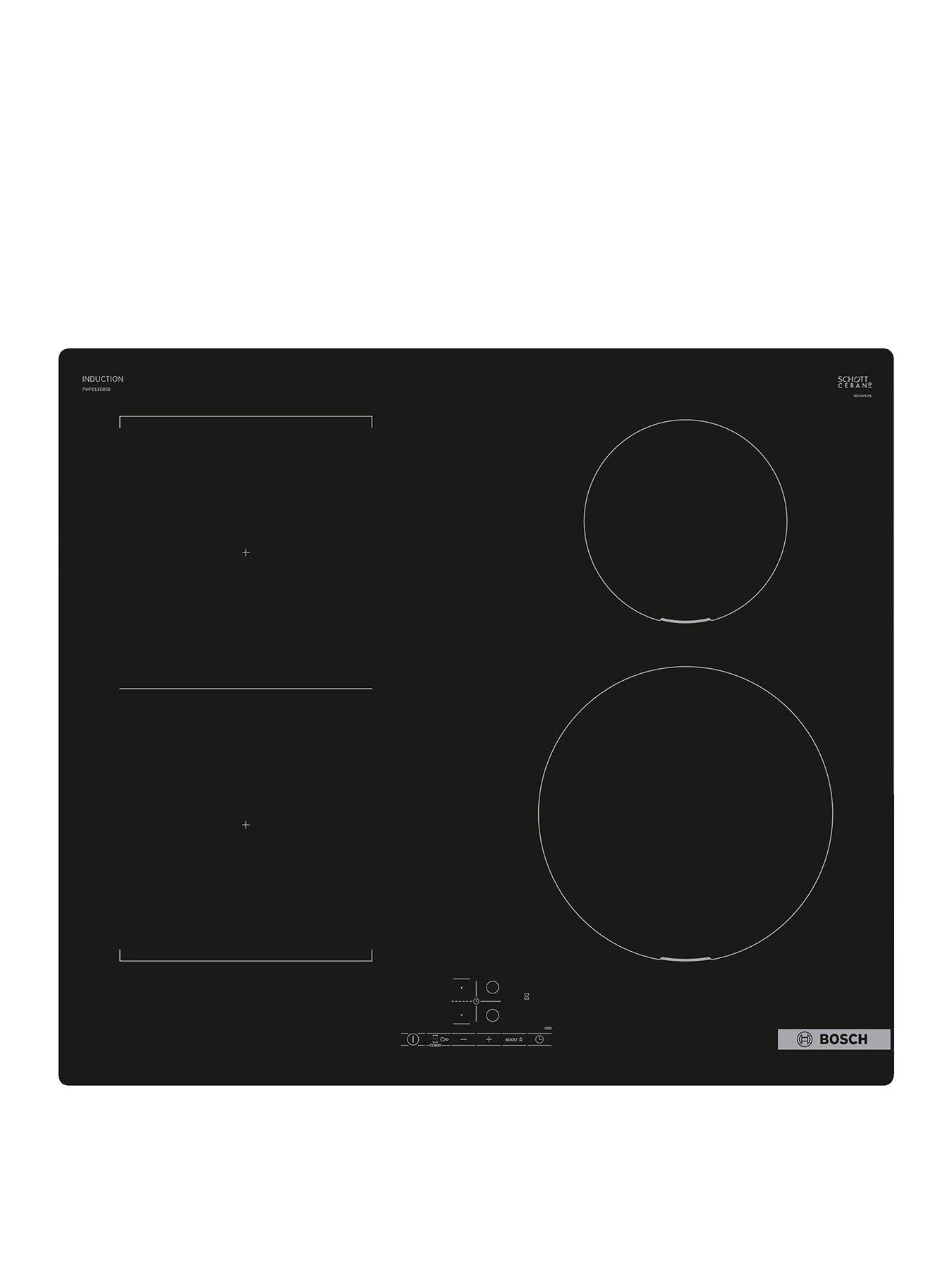front image of bosch-series-4-pwp611bb5b-60cm-intergrated-induction-hob-black