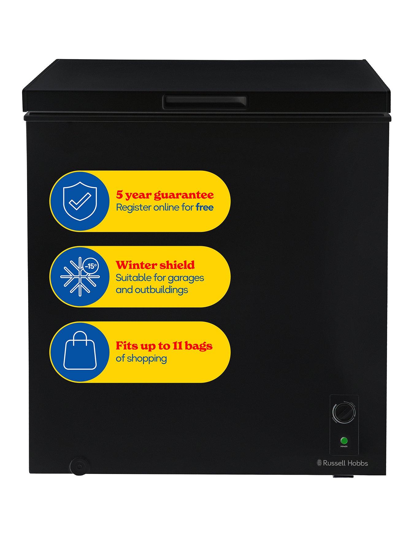 Russell Hobbs RH198CF0E1B 198-Litre Chest Freezer - Black