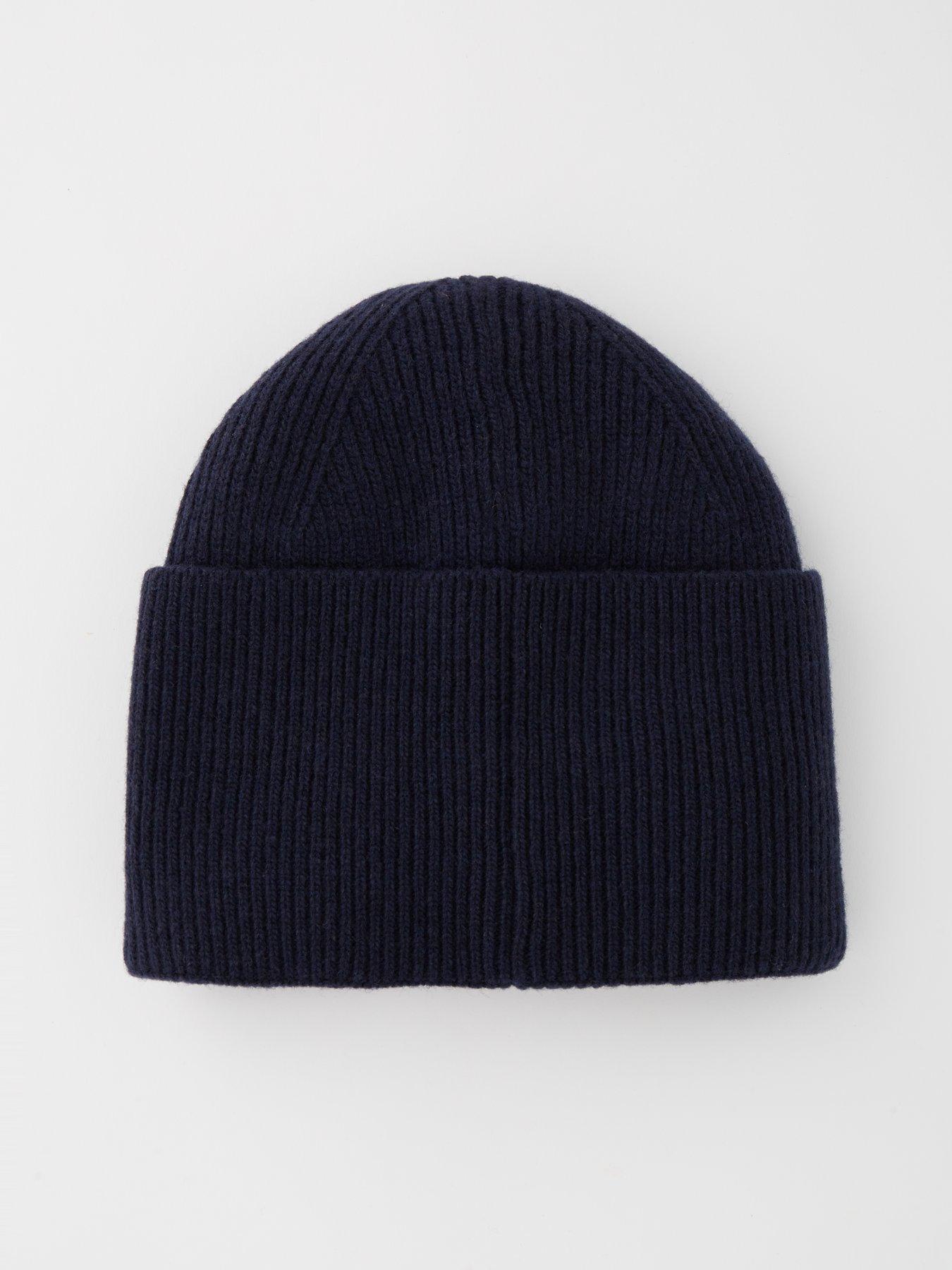 Image 2 of 4 of HUGO Xaff 6 Logo Beanie Hat - Blue