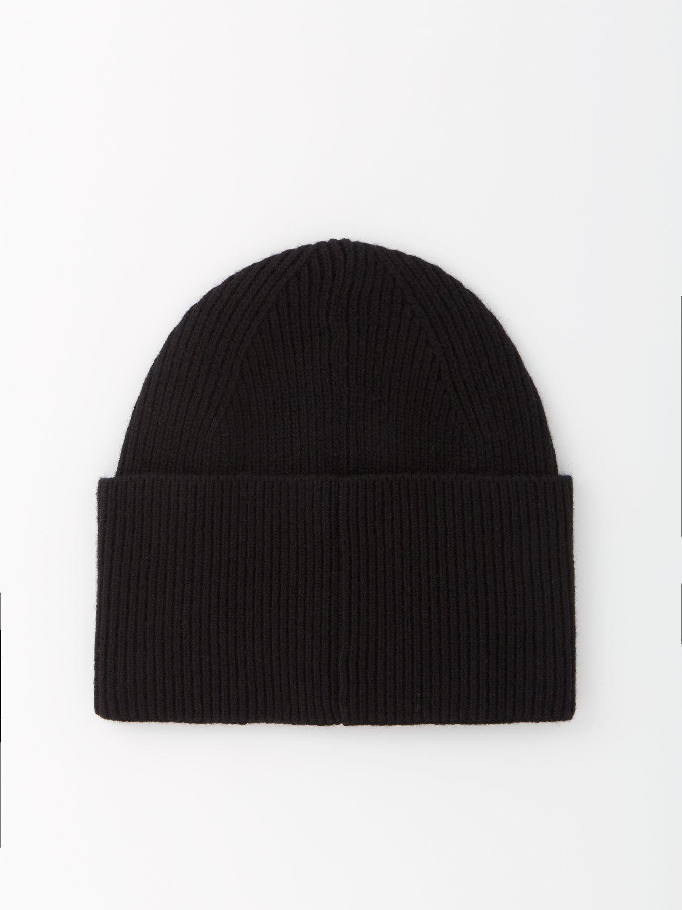  image of hugo-xaff-6-logo-beanie-hat-black